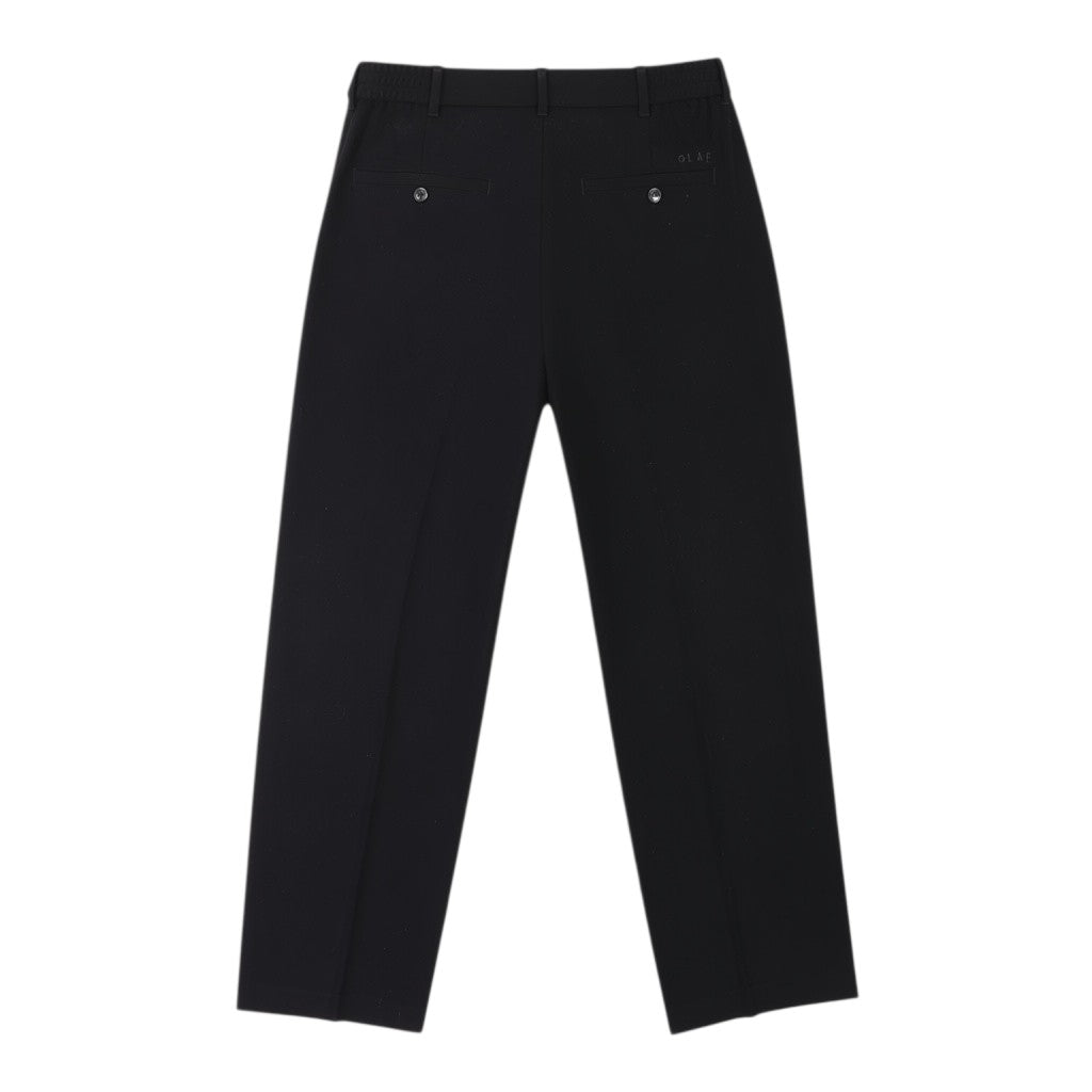 Regulard pleated pant black