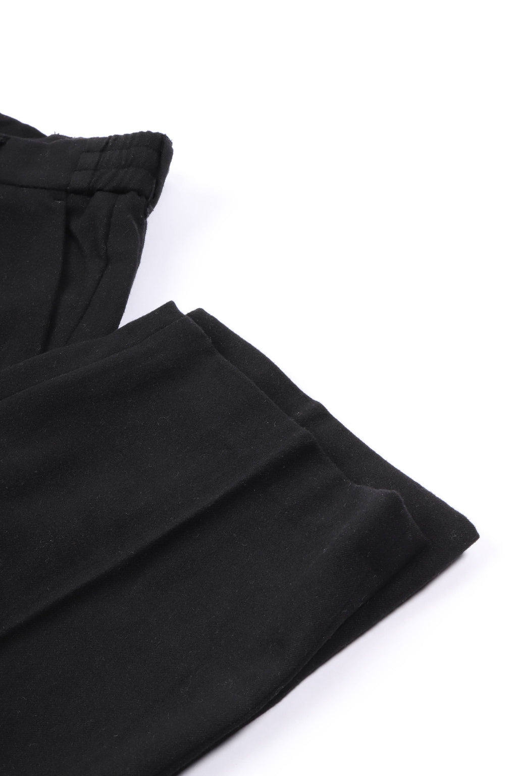 Regulard pleated pant black