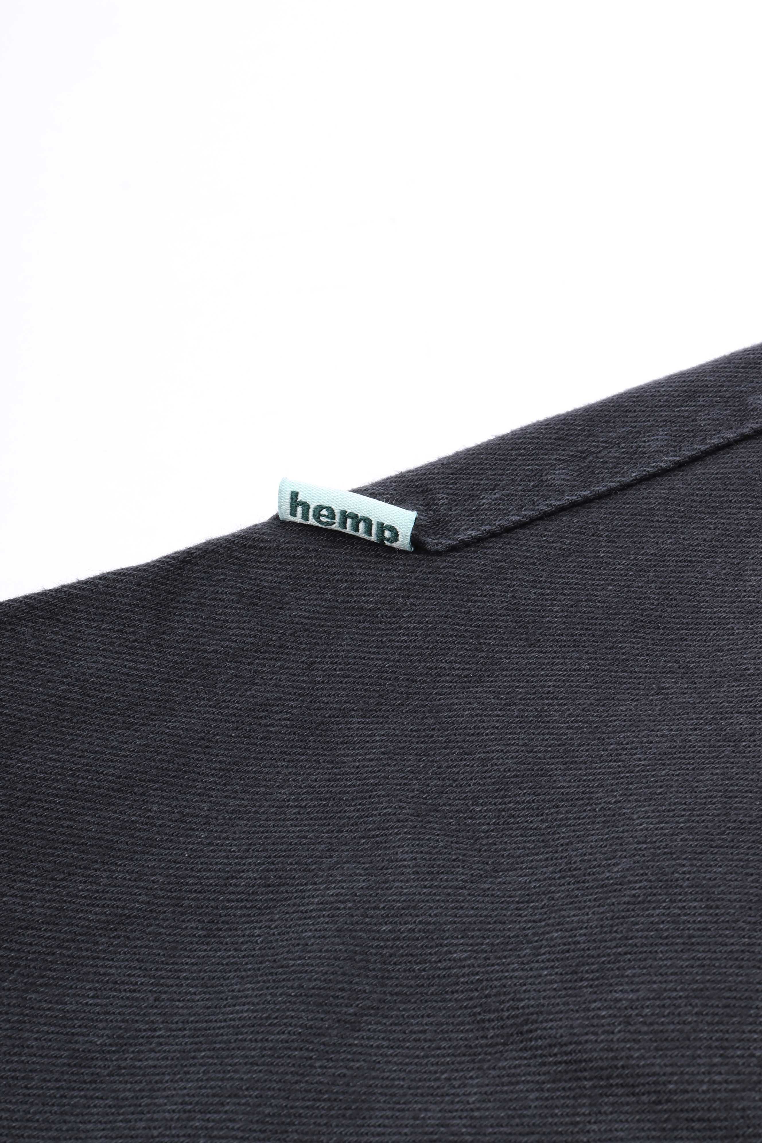 Hemp relaxed pant carbon