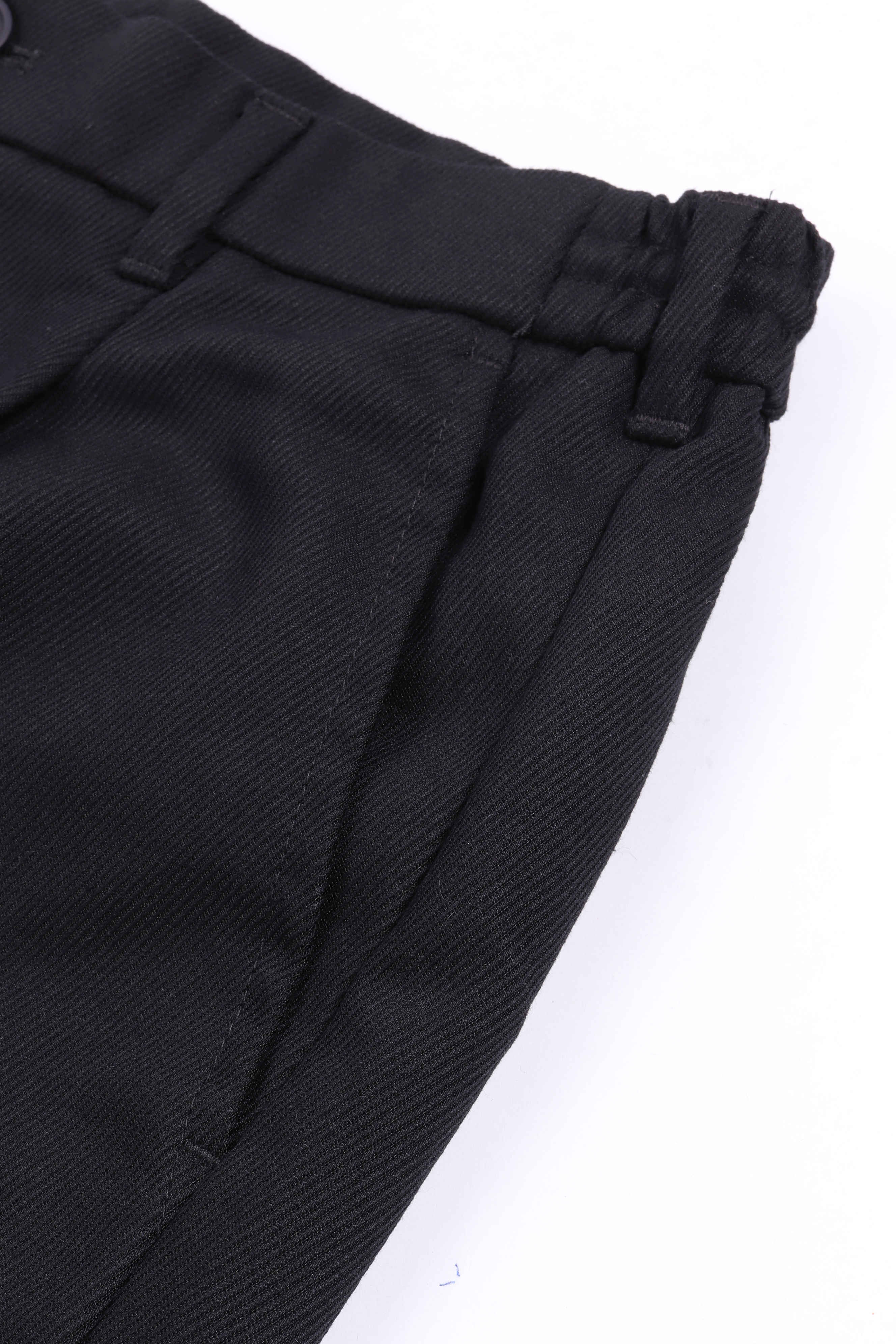 Regular t pleated charcoal