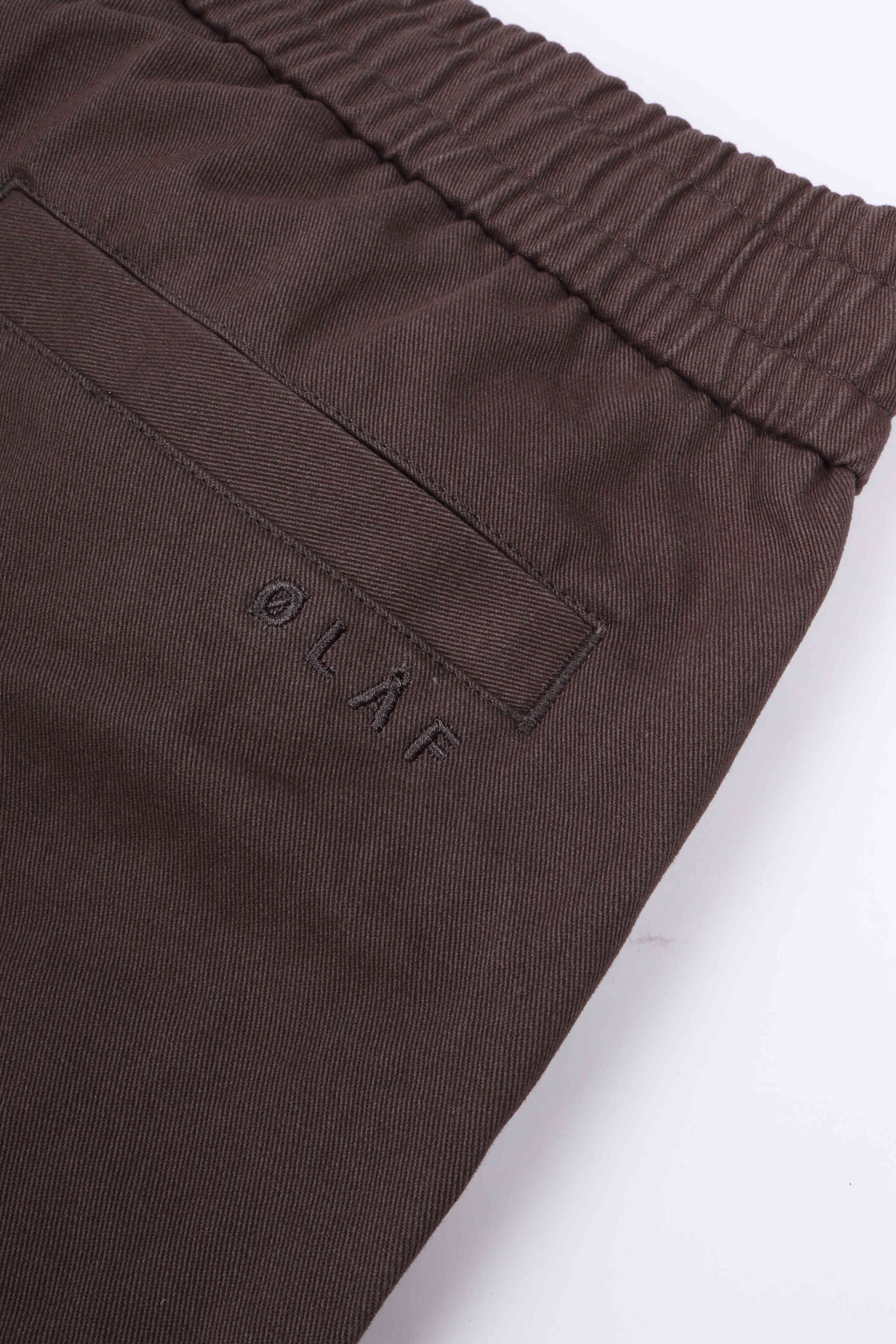 Slim elasticated pant charcoal