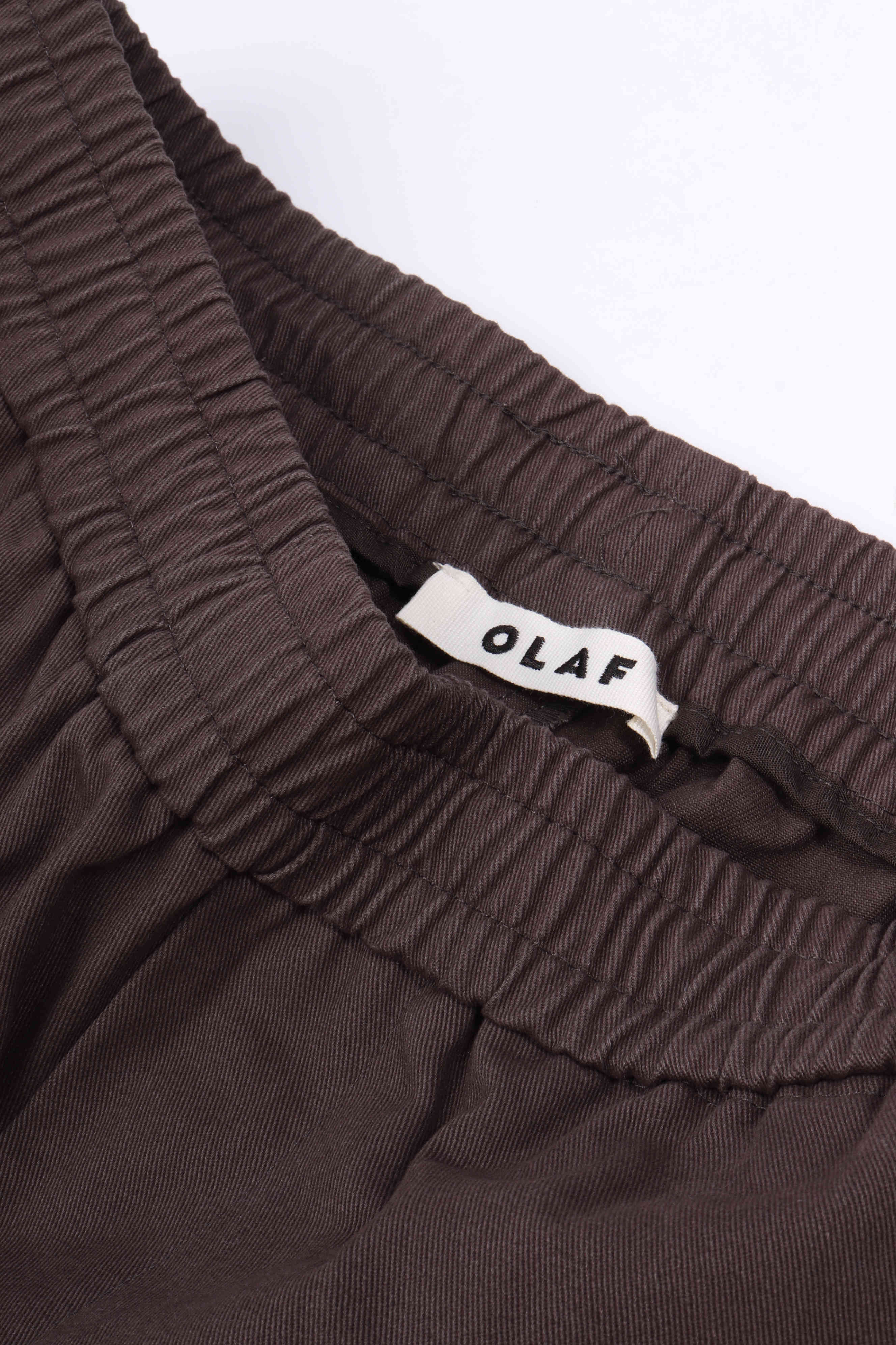 Slim elasticated pant charcoal