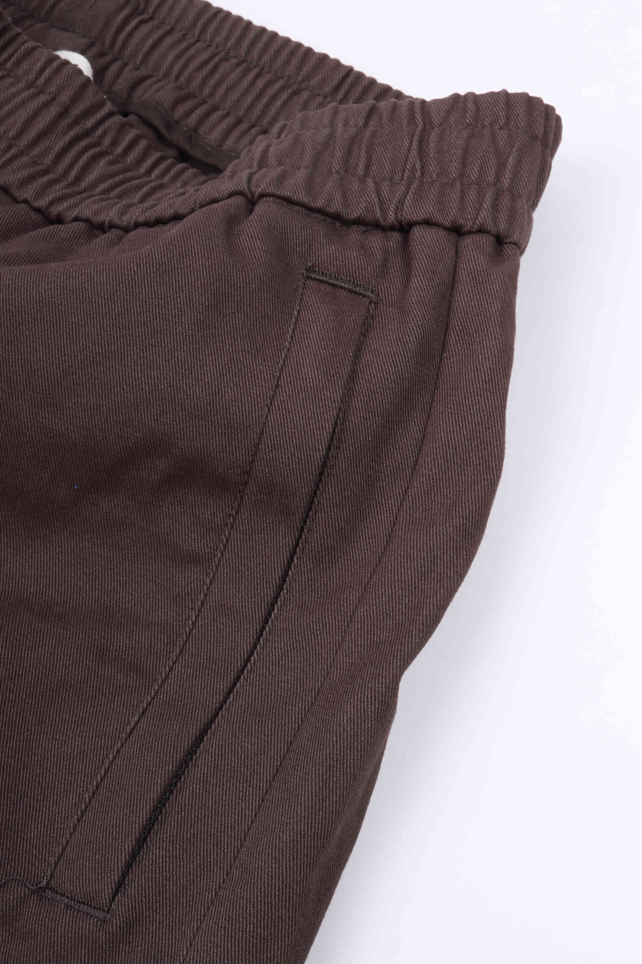 Slim elasticated pant charcoal