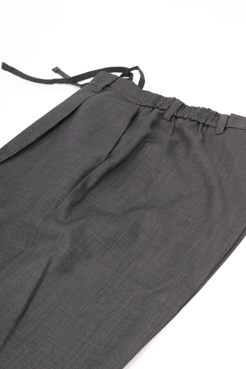 Reg. wool blend pl pant charcoal