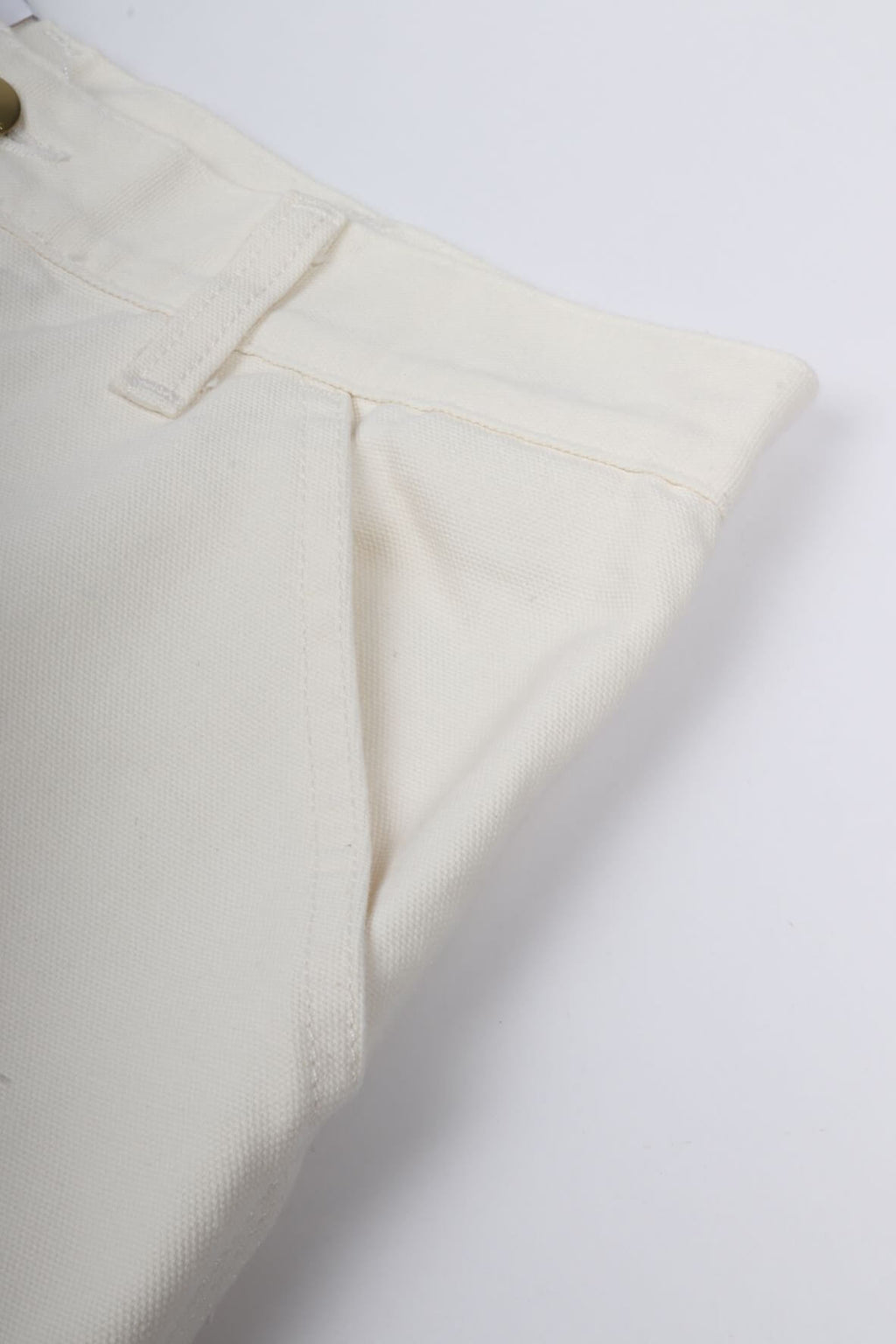 Single knee pant wax rinsed