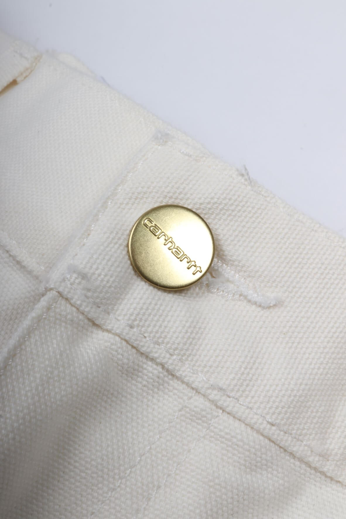 Single knee pant wax rinsed