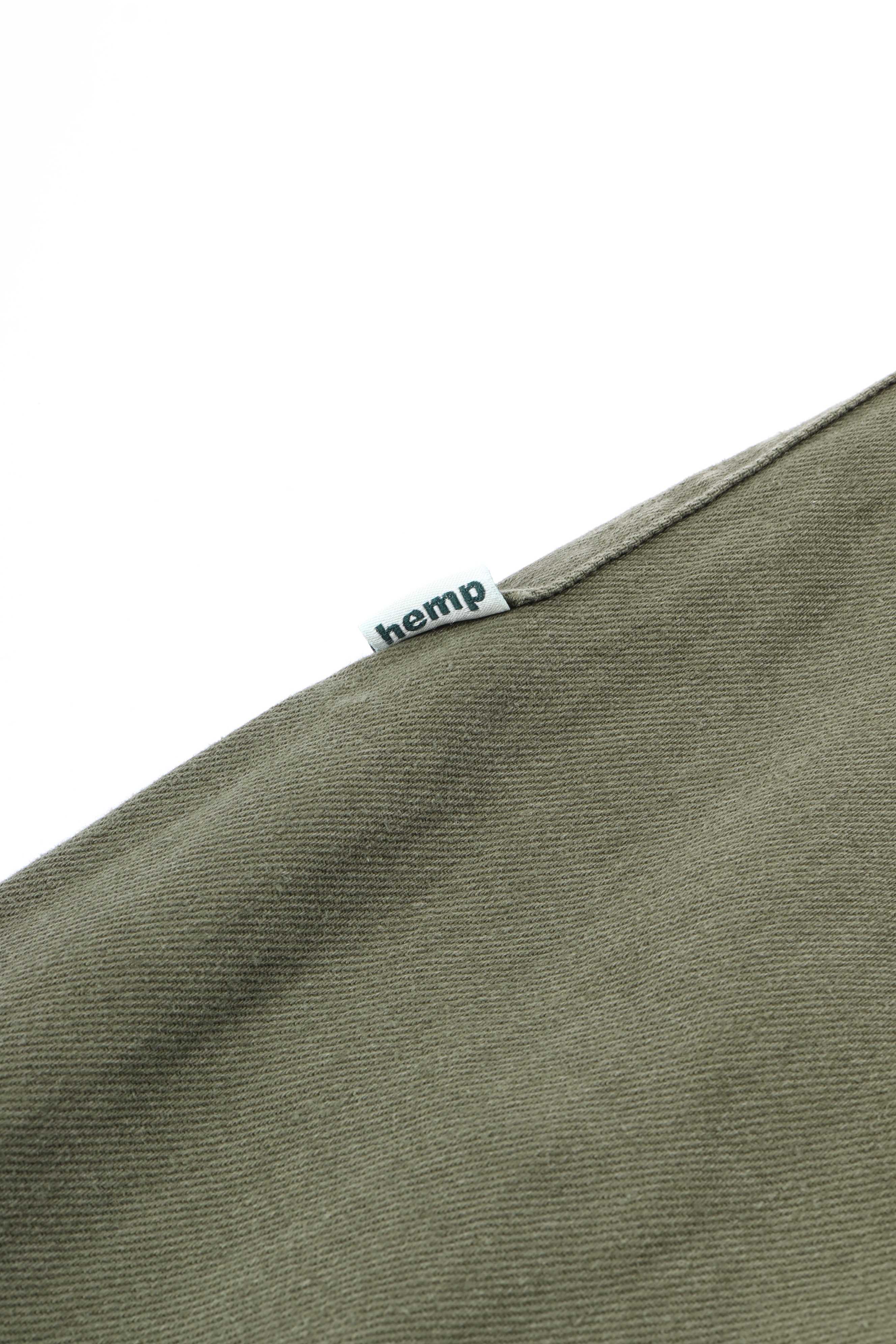 Hemp relaxed pant olive