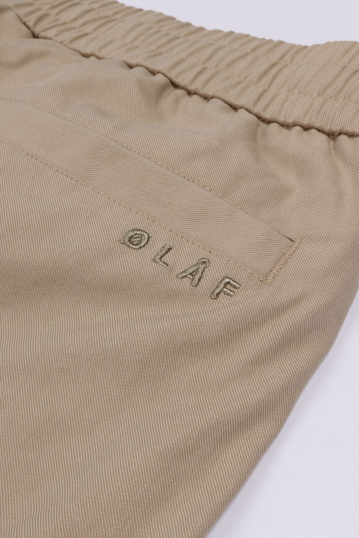 Slim elasticated light sage