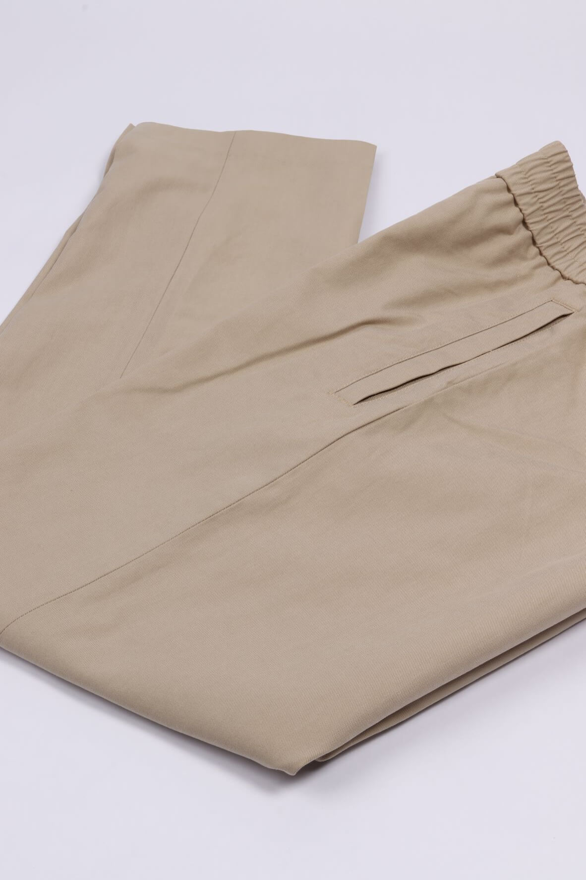 Slim elasticated light sage