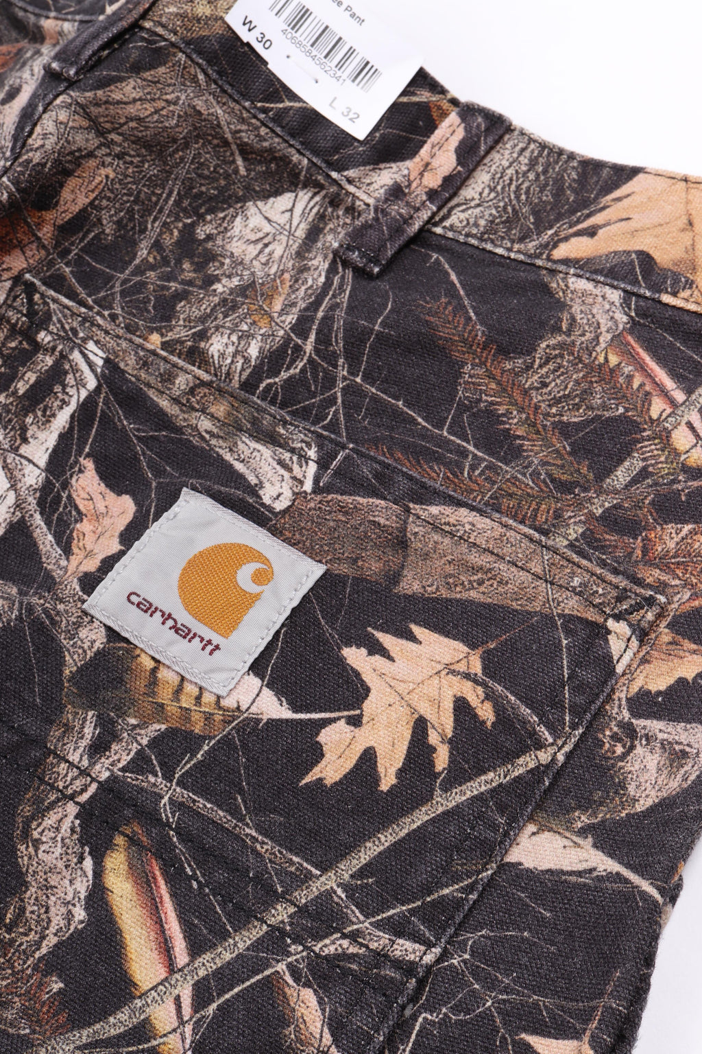 Double knee pant camo feather tre