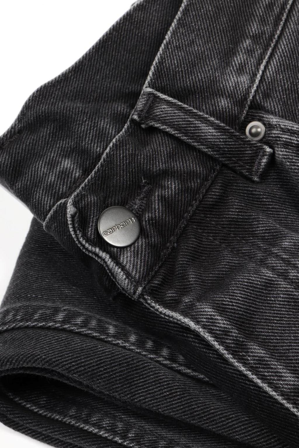 Newel pant black stone wash