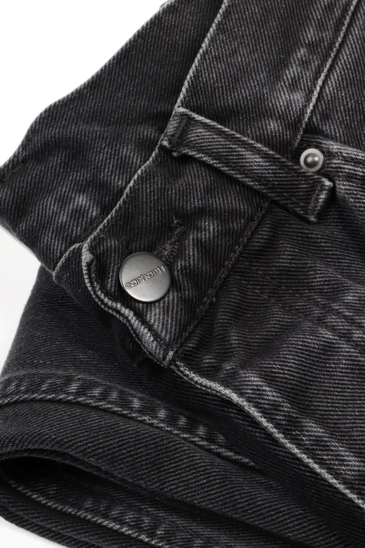 Newel pant black stone wash