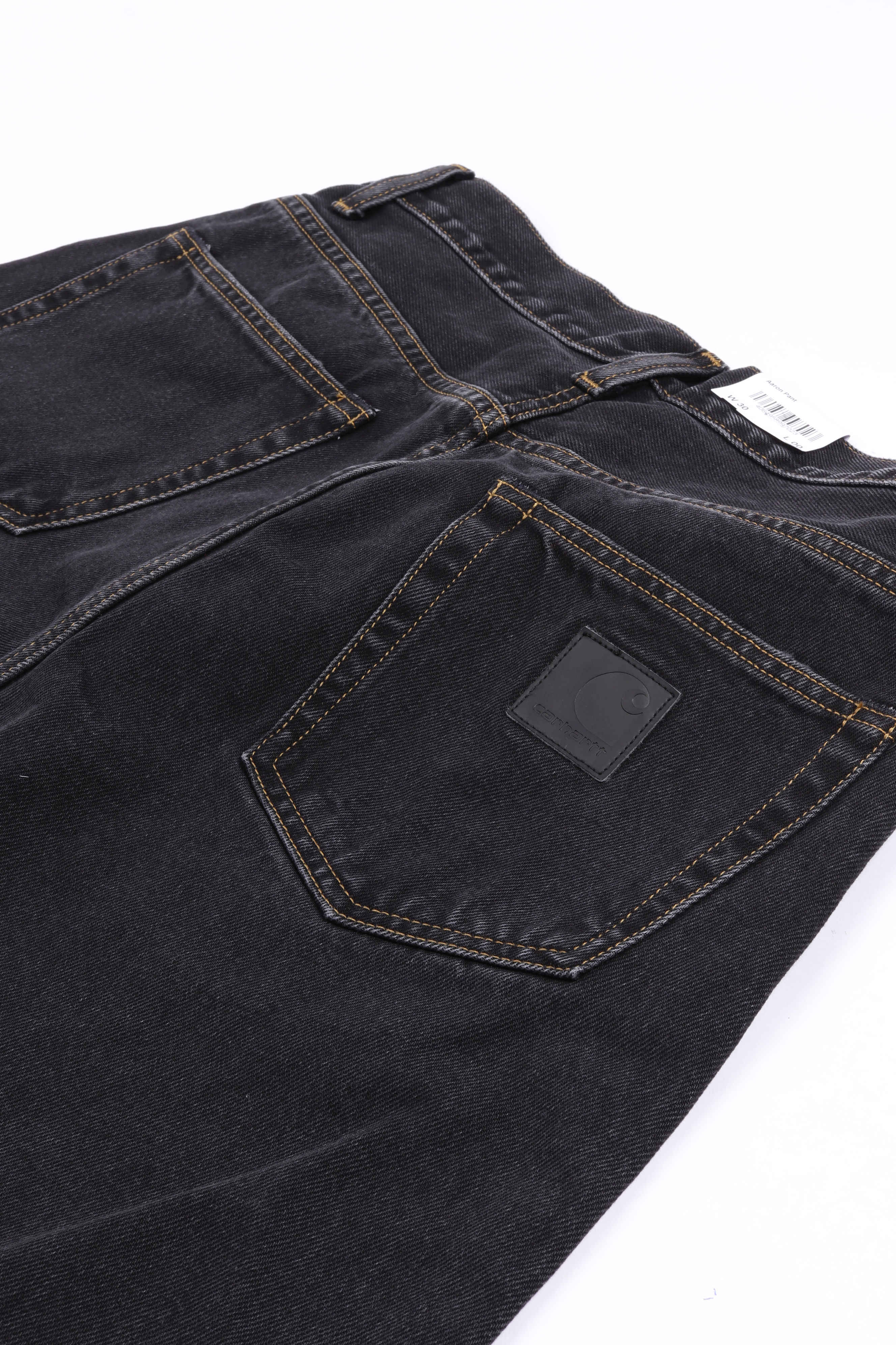 Aaron pant black stone wash