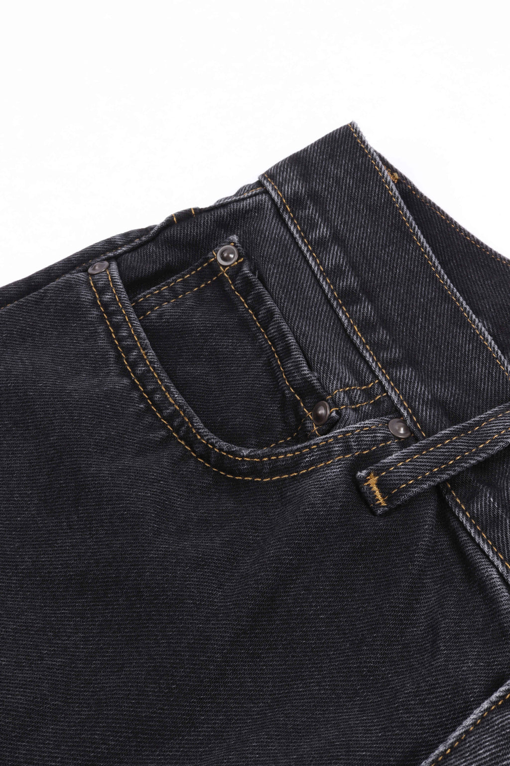 Aaron pant black stone wash