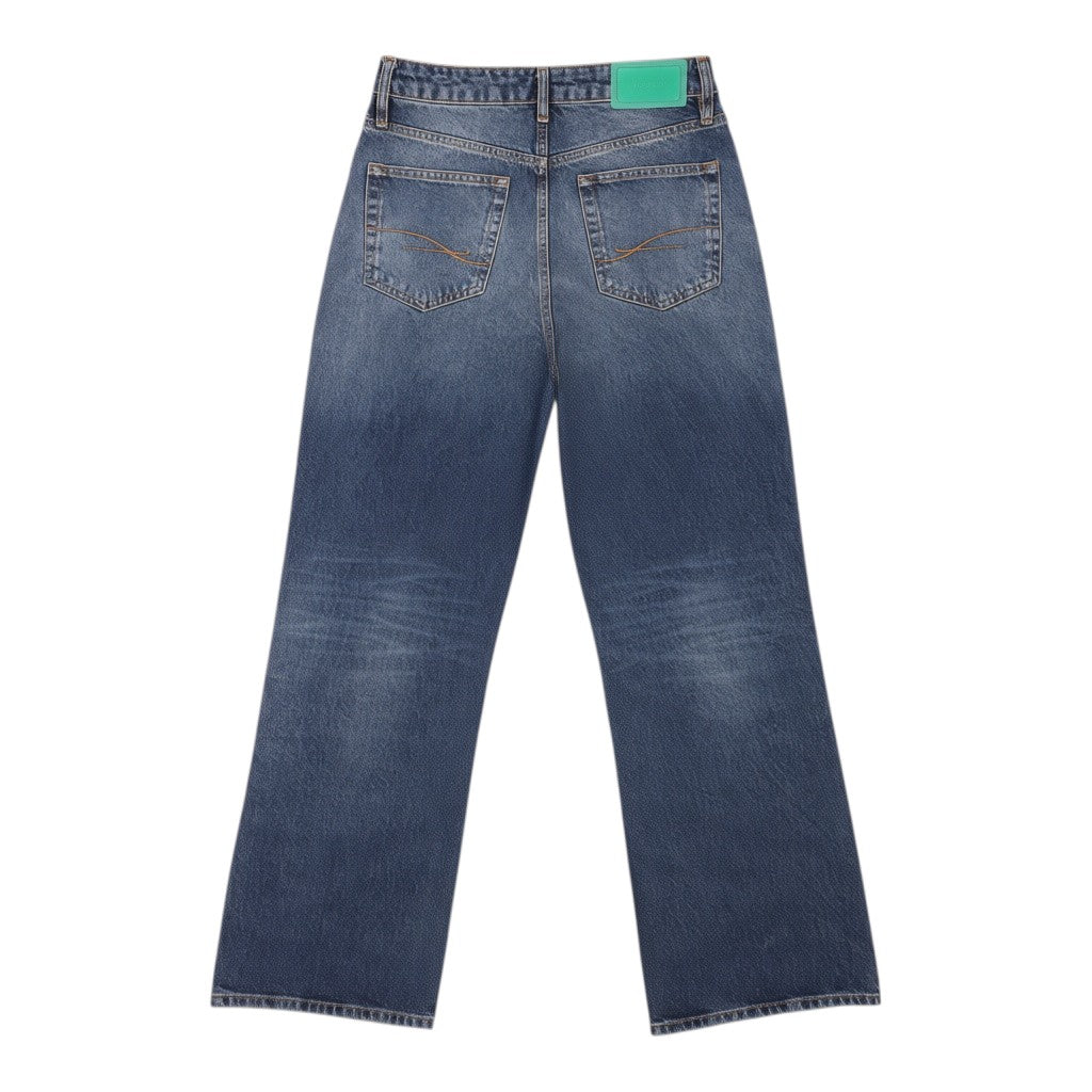 Relaxed jeans aged indigo