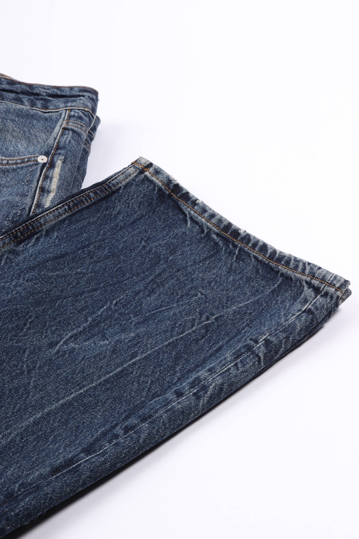Relaxed jeans aged indigo