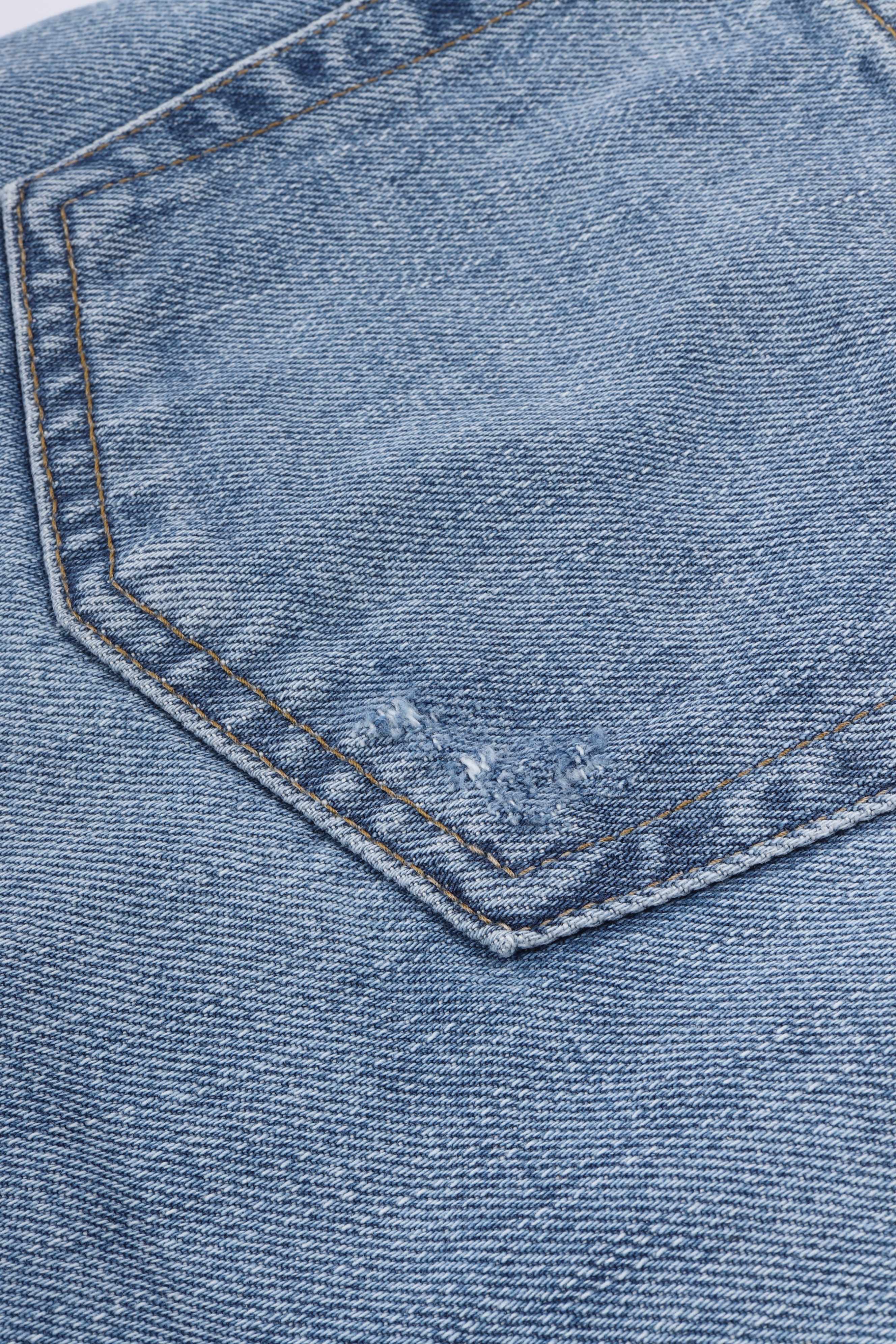 Aaron pant blue. burst wash