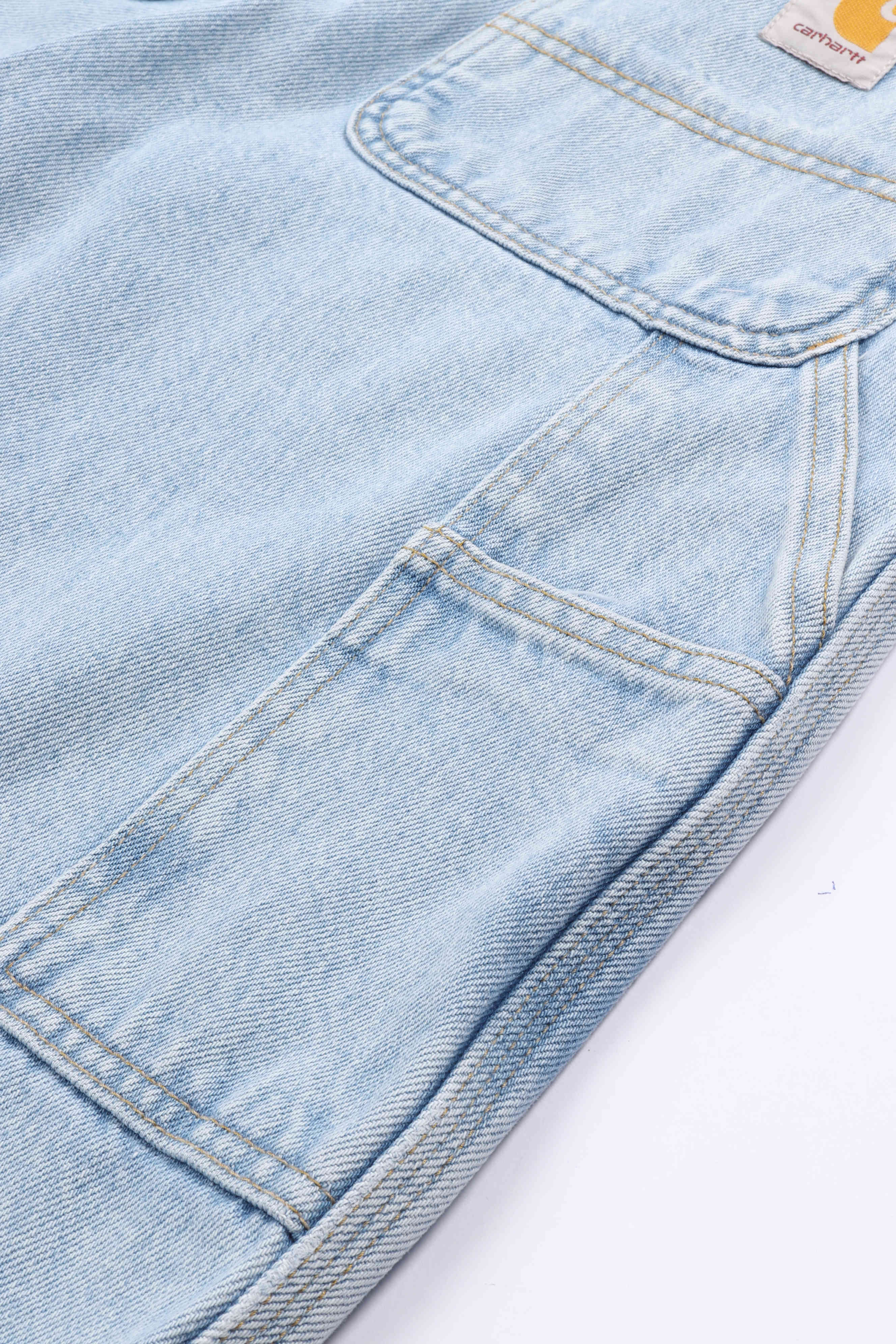 Double knee pant blue - heavy sto