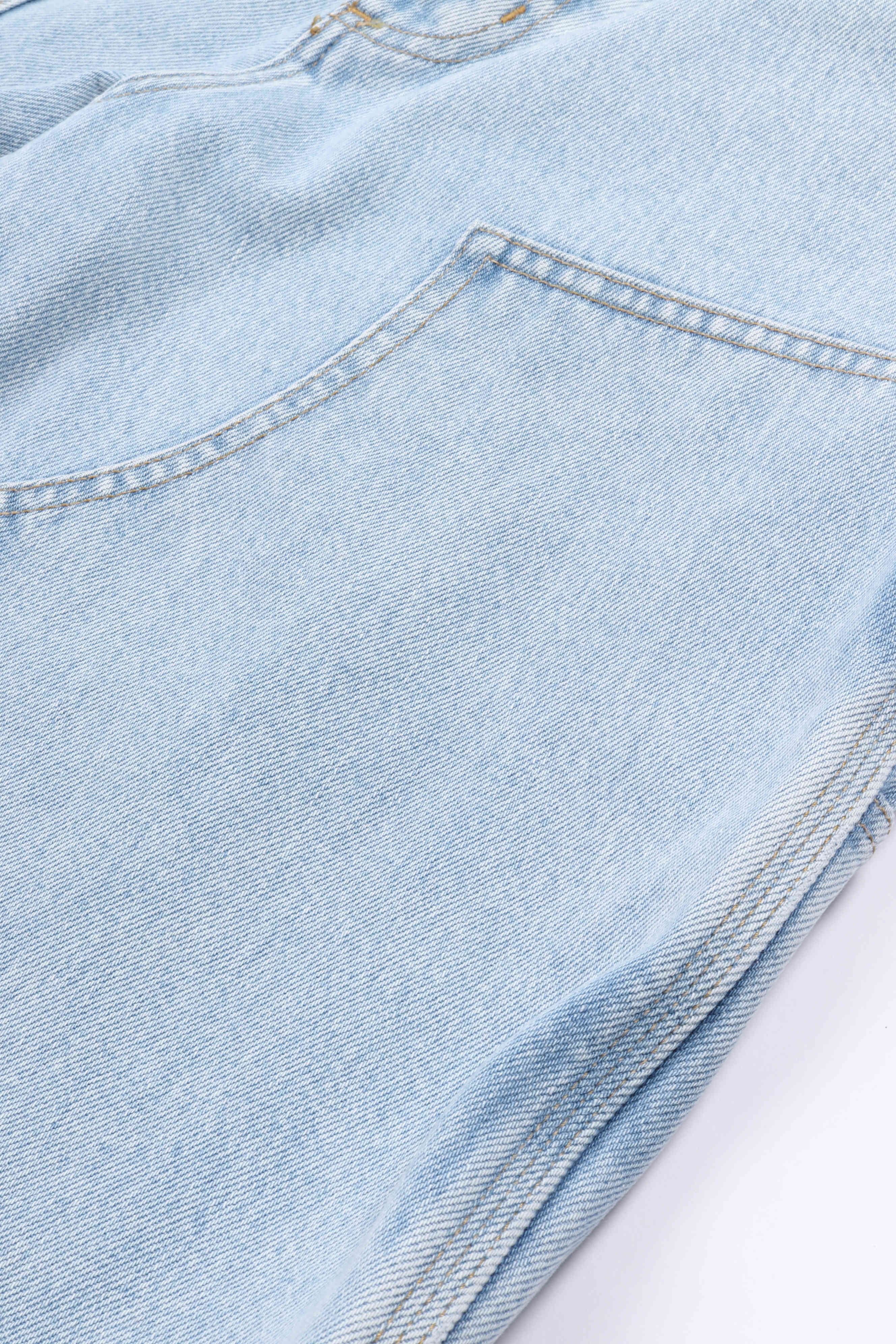Double knee pant blue - heavy sto