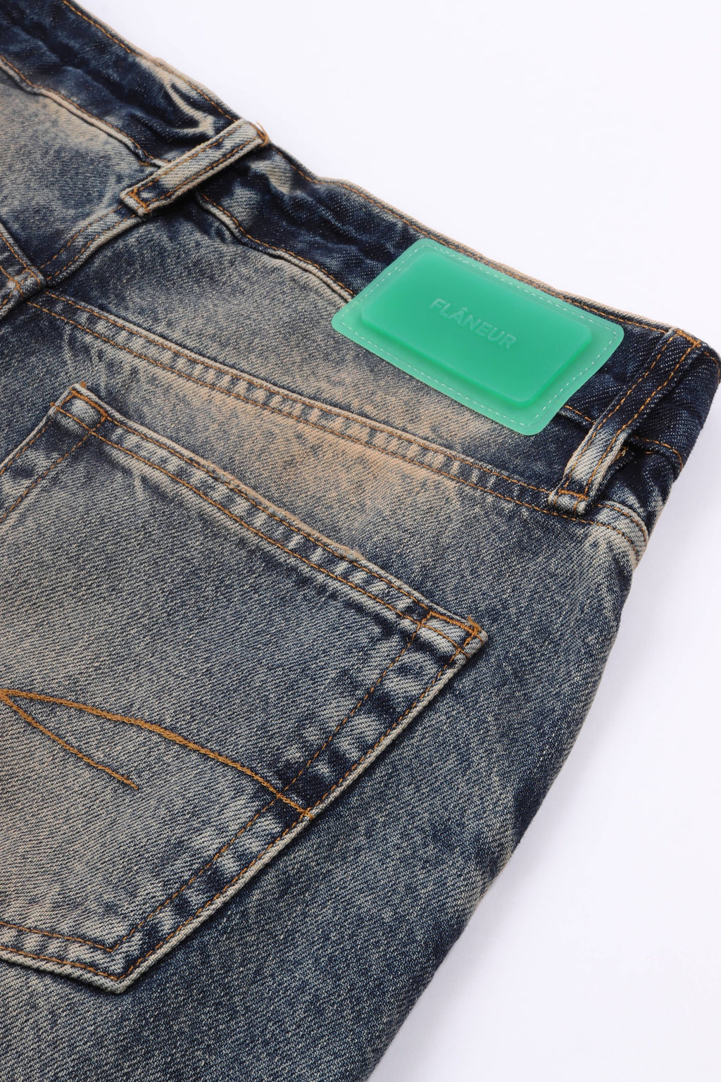 Relaxed jeans faded washed