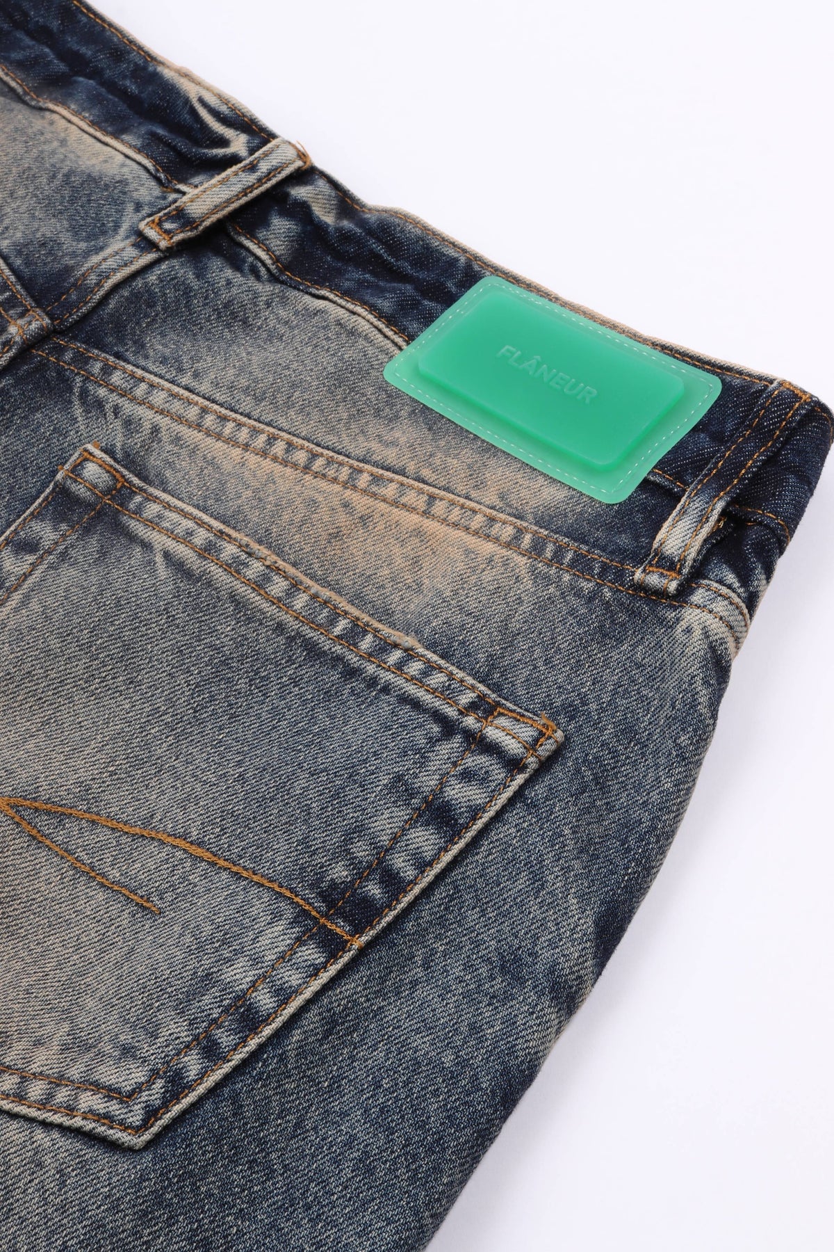 Relaxed jeans faded washed