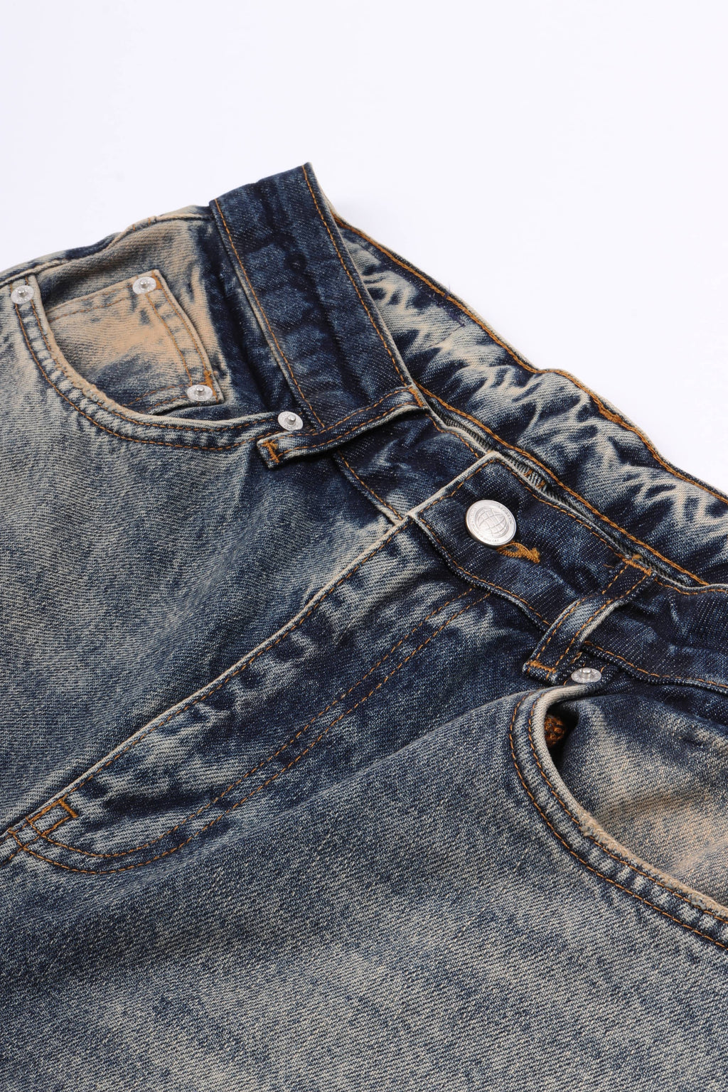Relaxed jeans faded washed