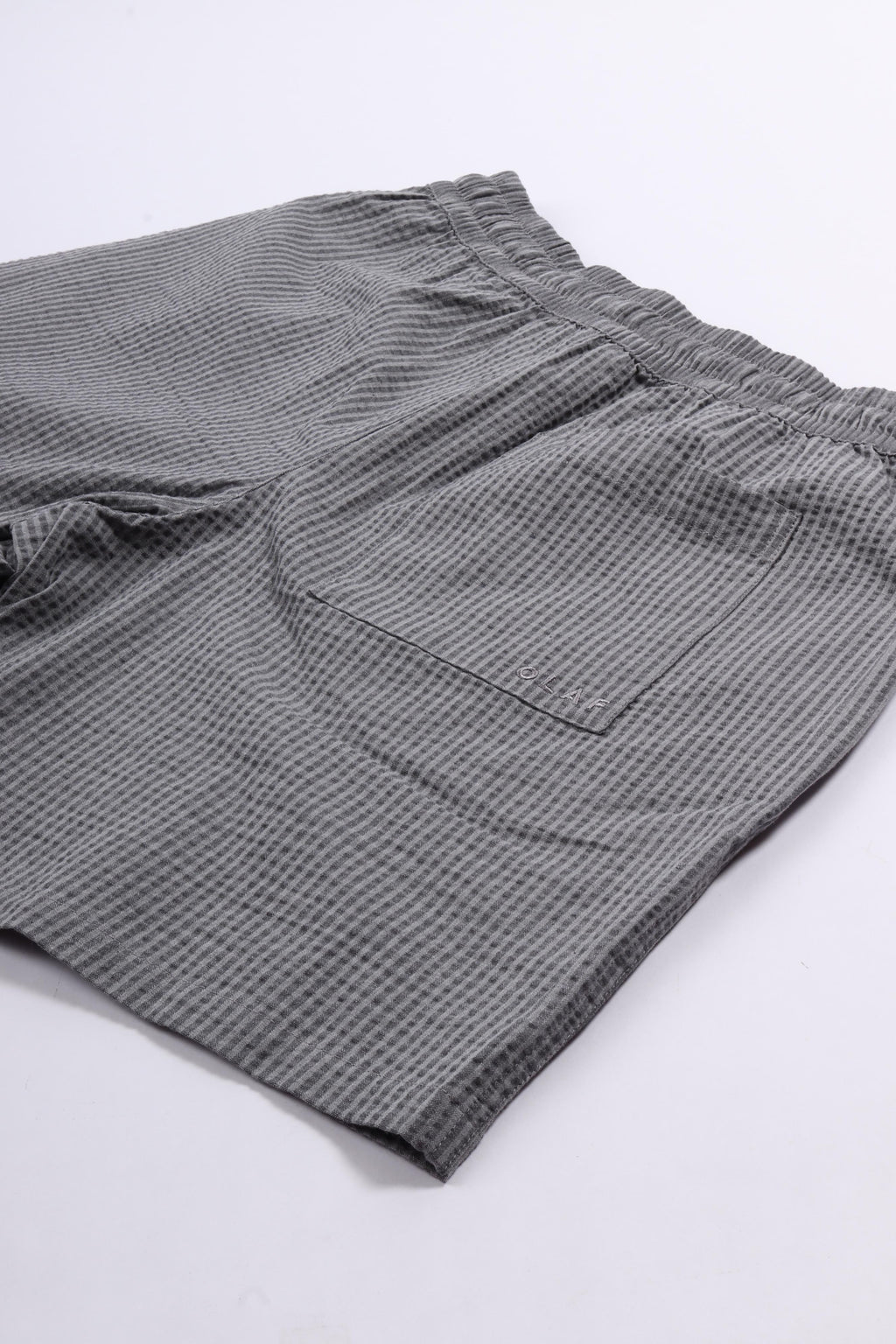 Seersucker shorts heather grey