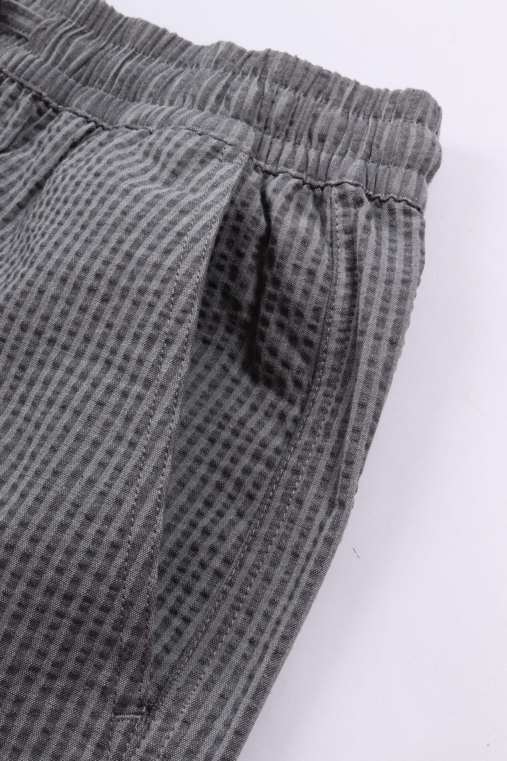 Seersucker shorts heather grey