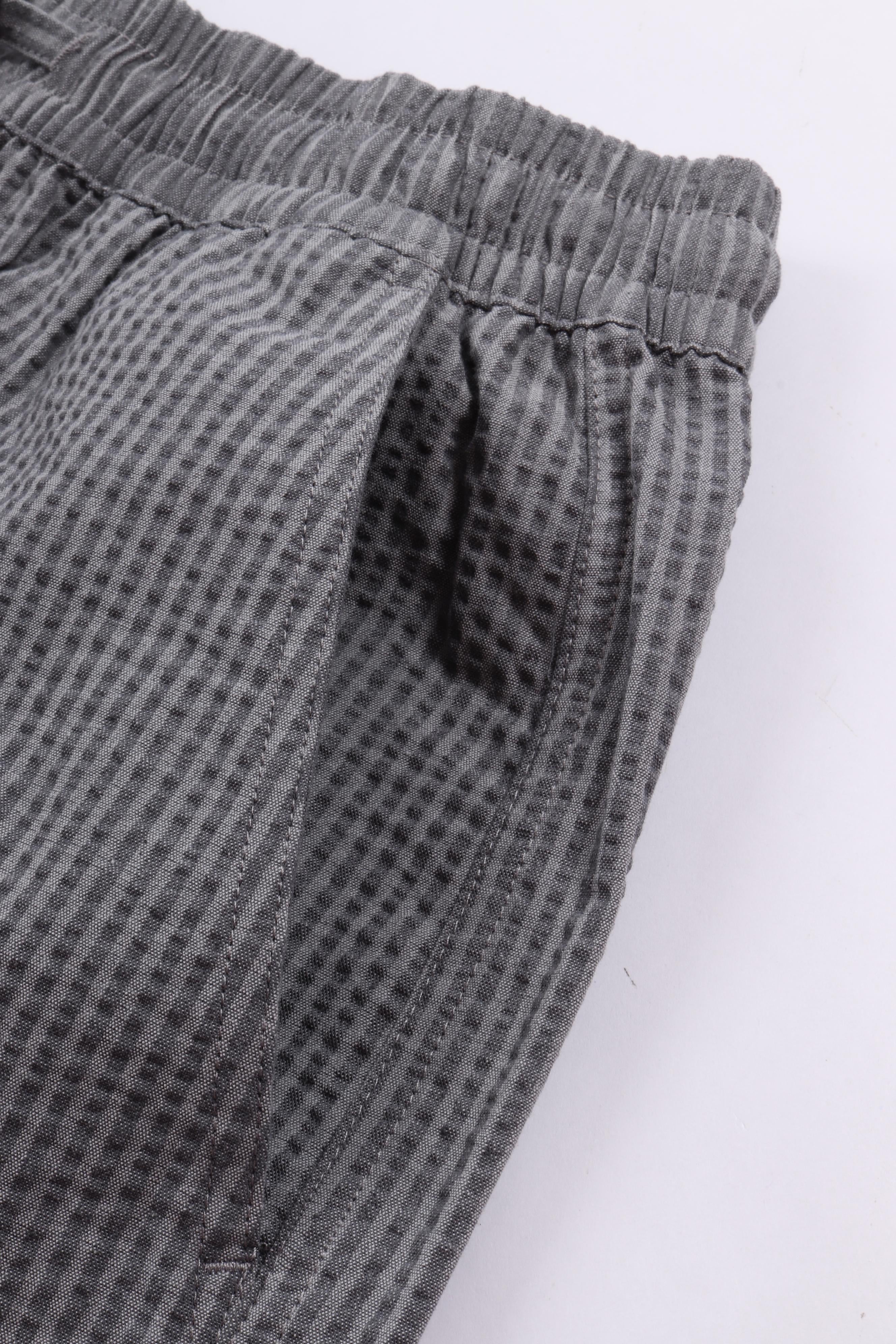 Seersucker shorts heather grey