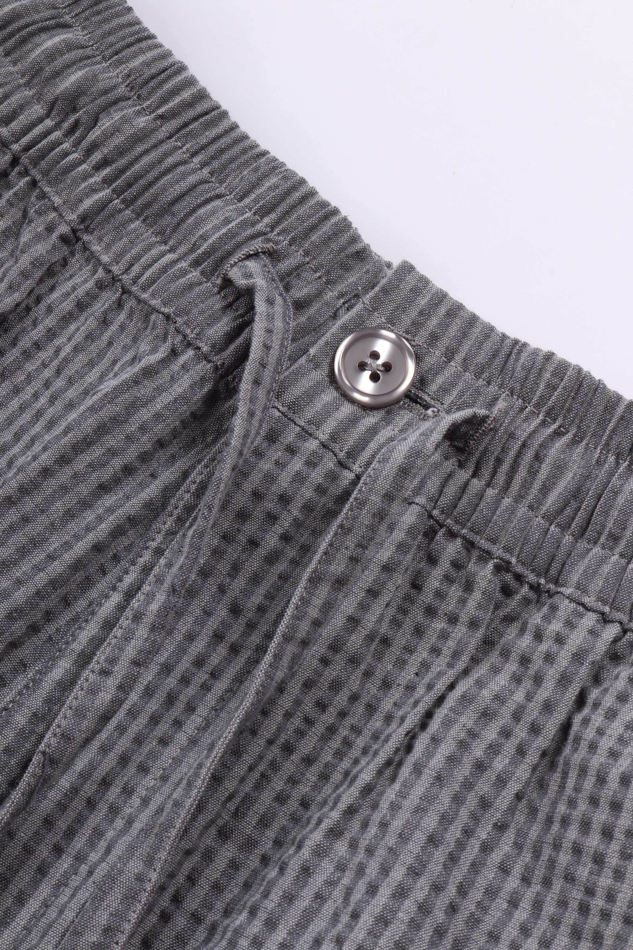 Seersucker shorts heather grey