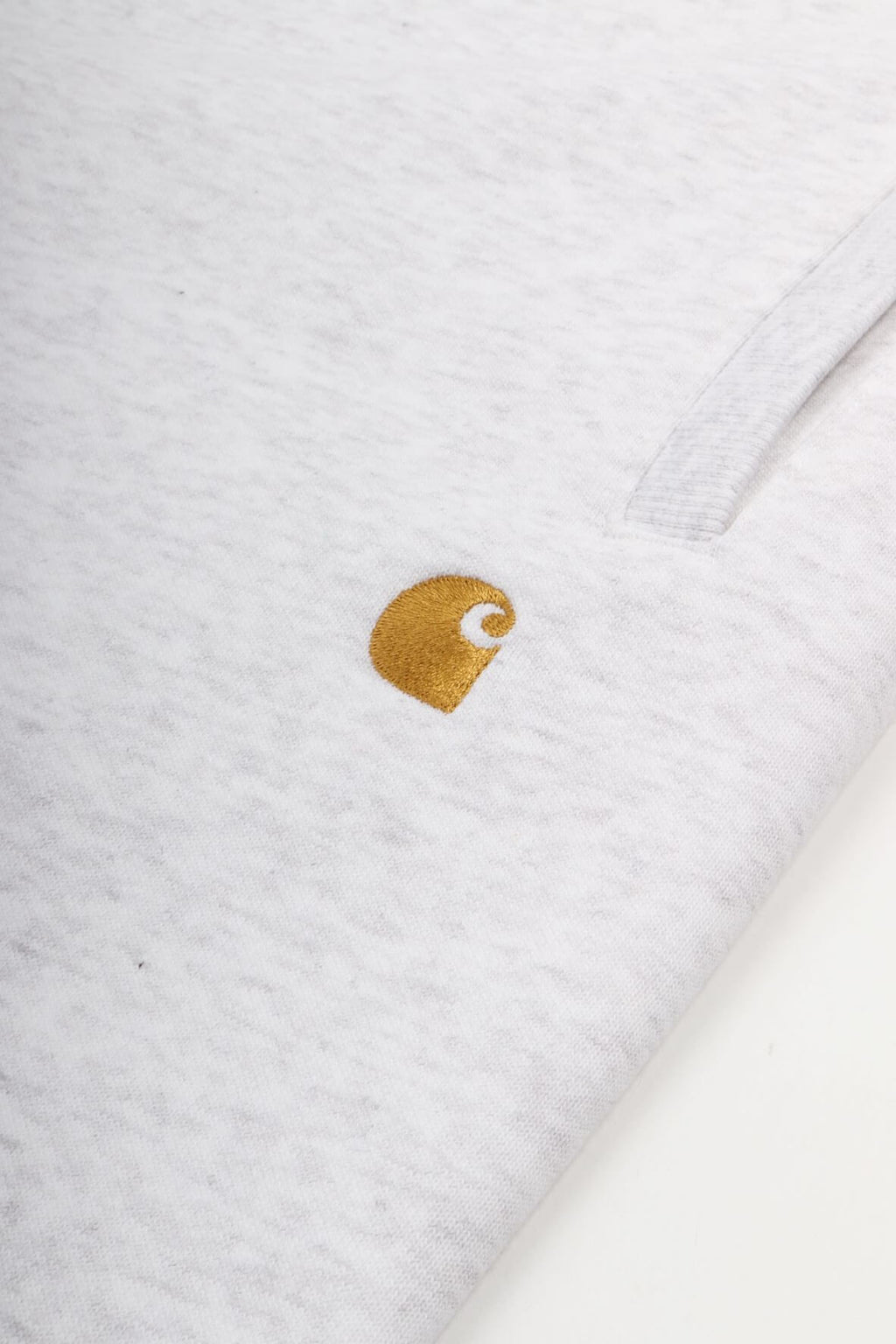 Chase sweat short ash heather/gold