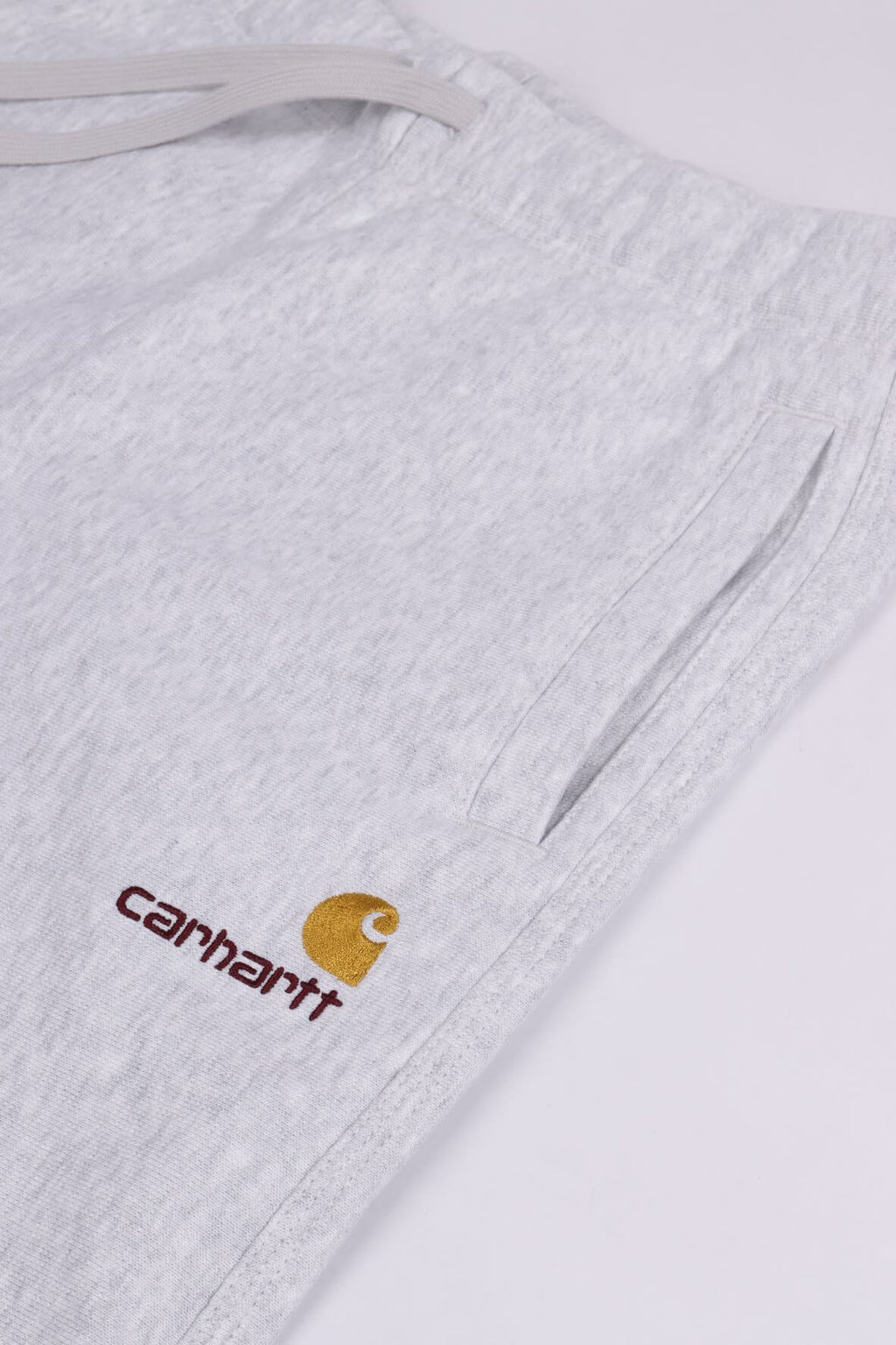 American script short ash heather