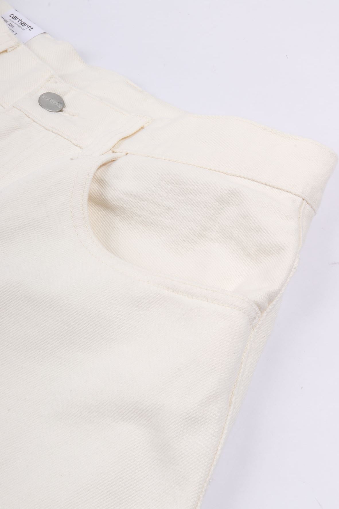 Brandon short white rinsed