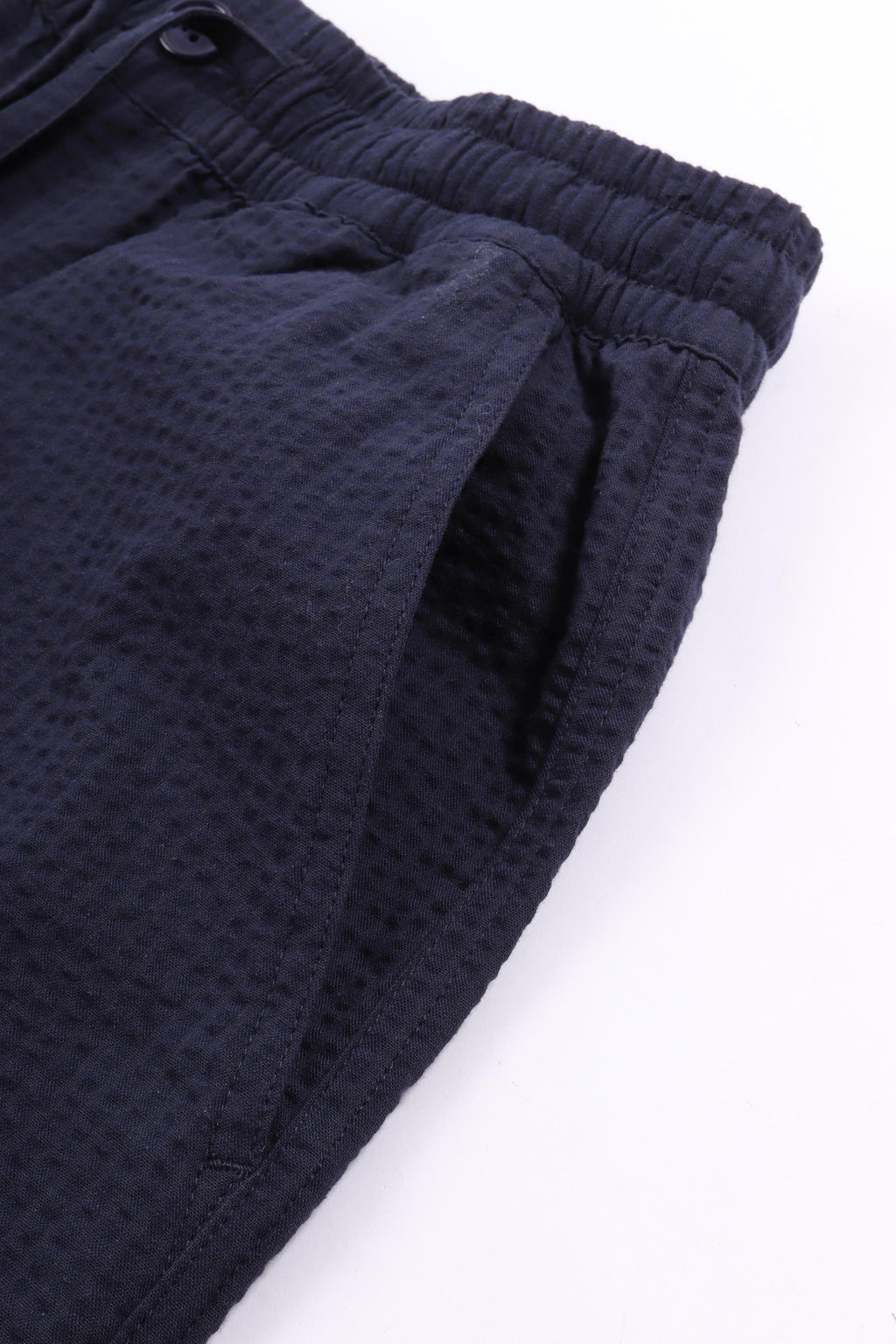 Seersucker shorts navy