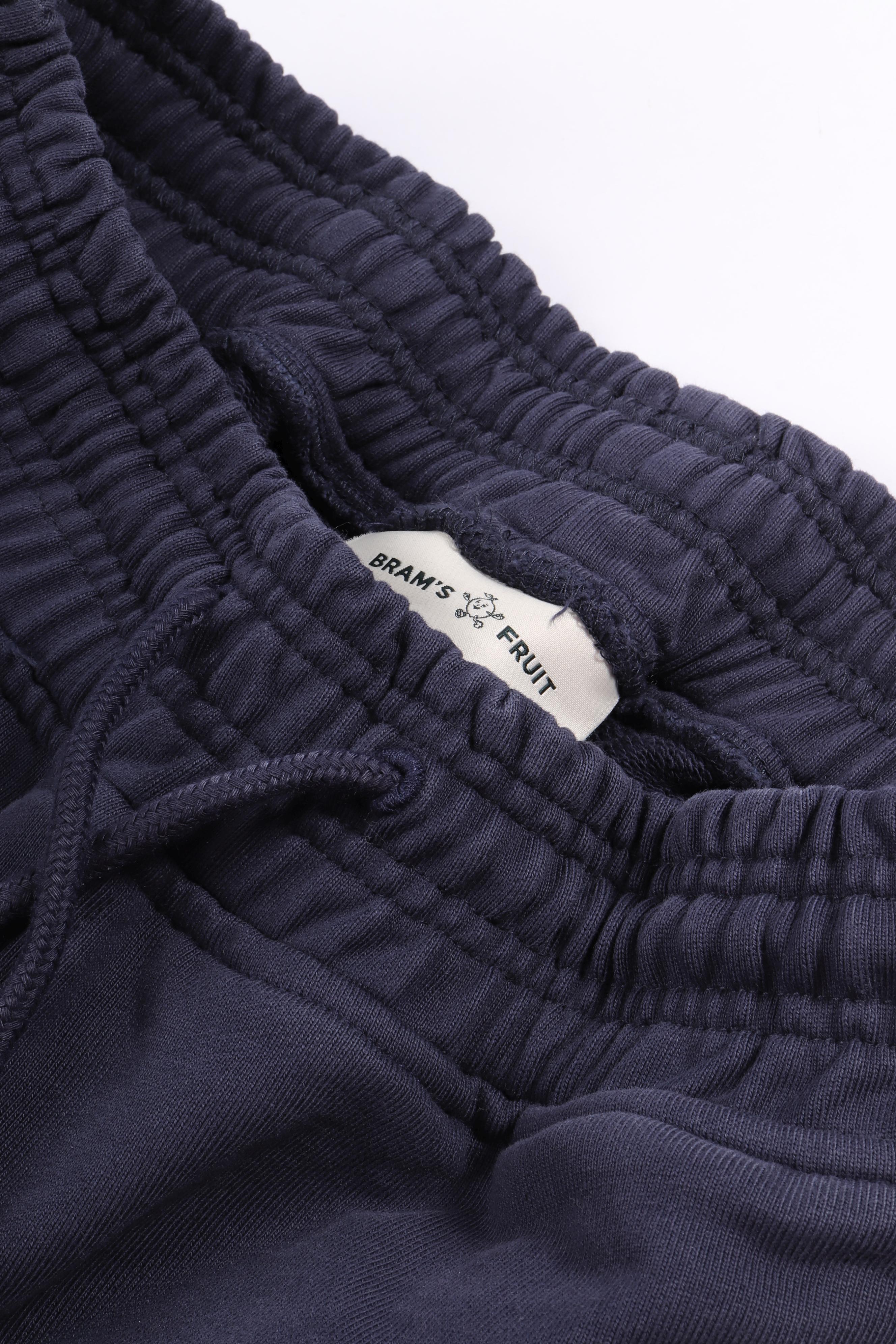 Varsity jogger shorts midnight blue