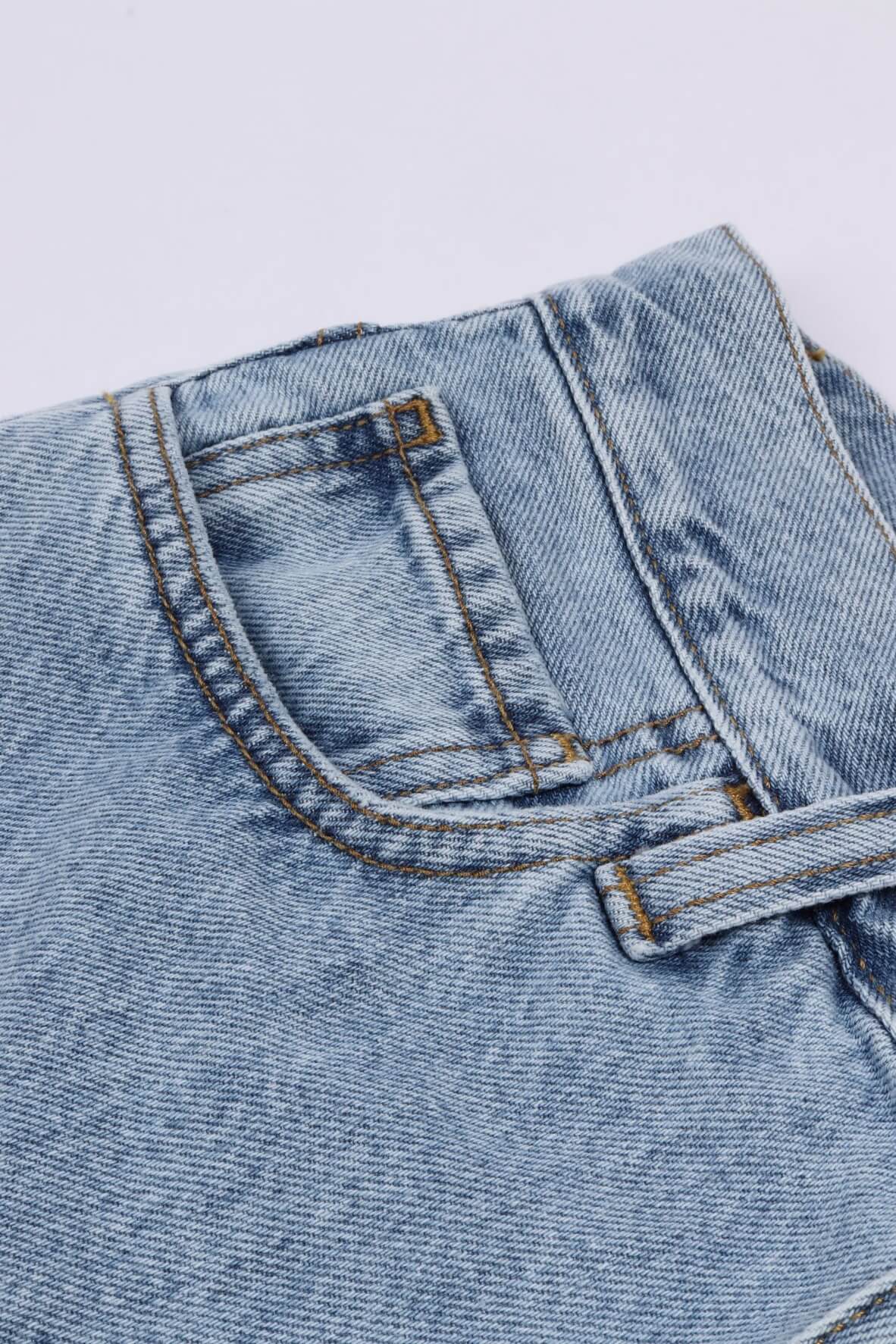 Landon short blue bleached