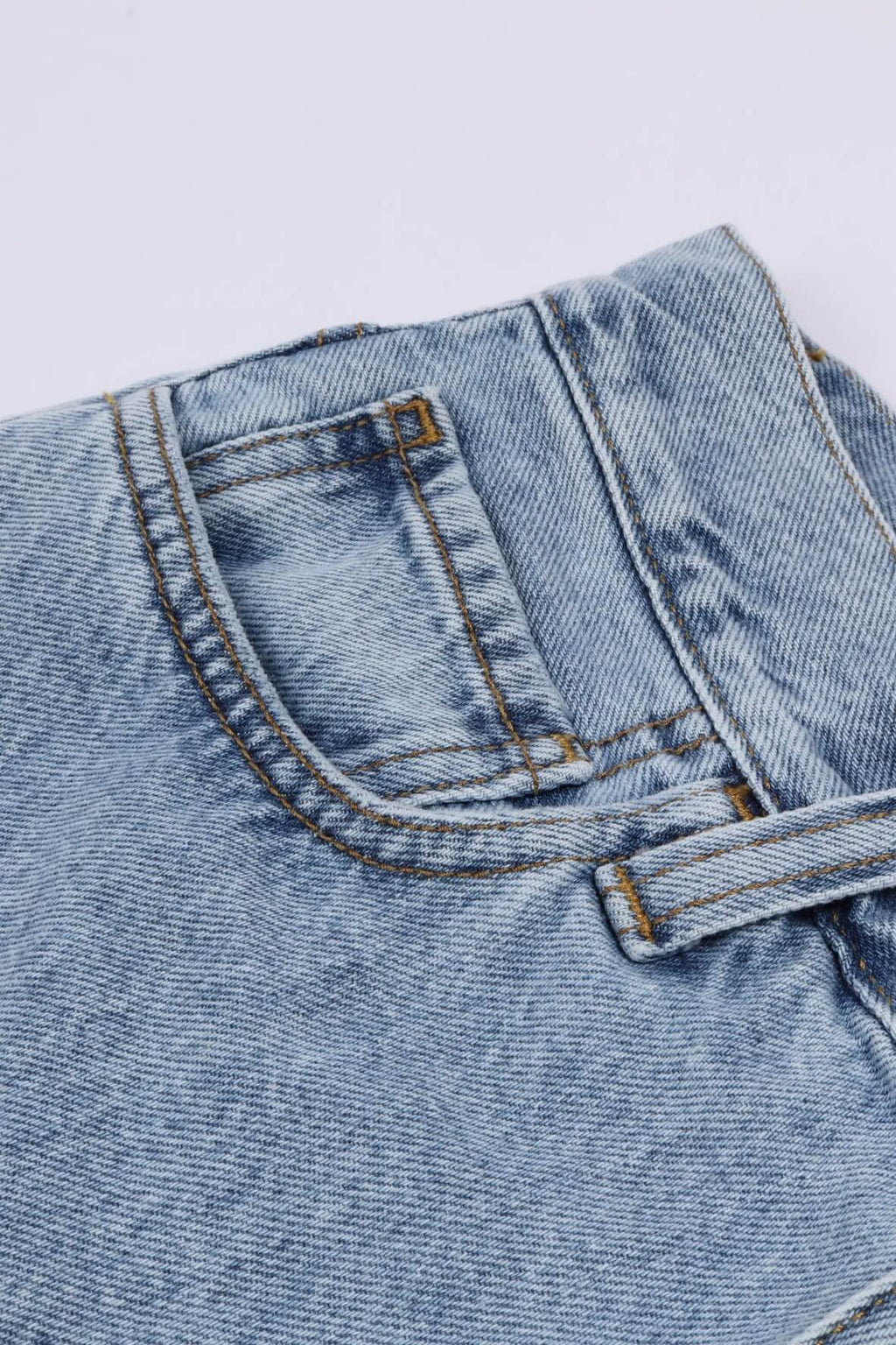Landon short blue bleached