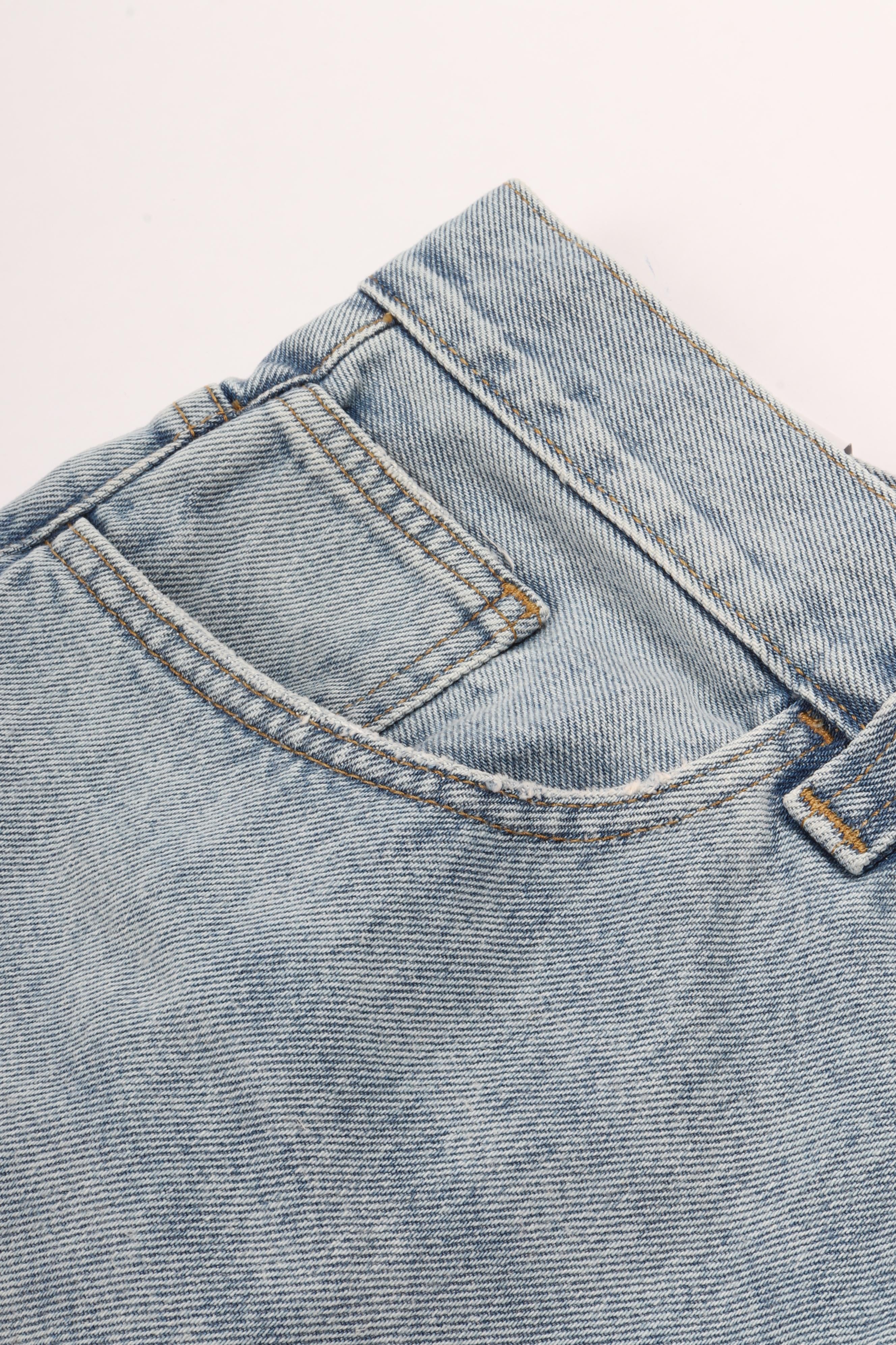 Brandon short blue heavy worn