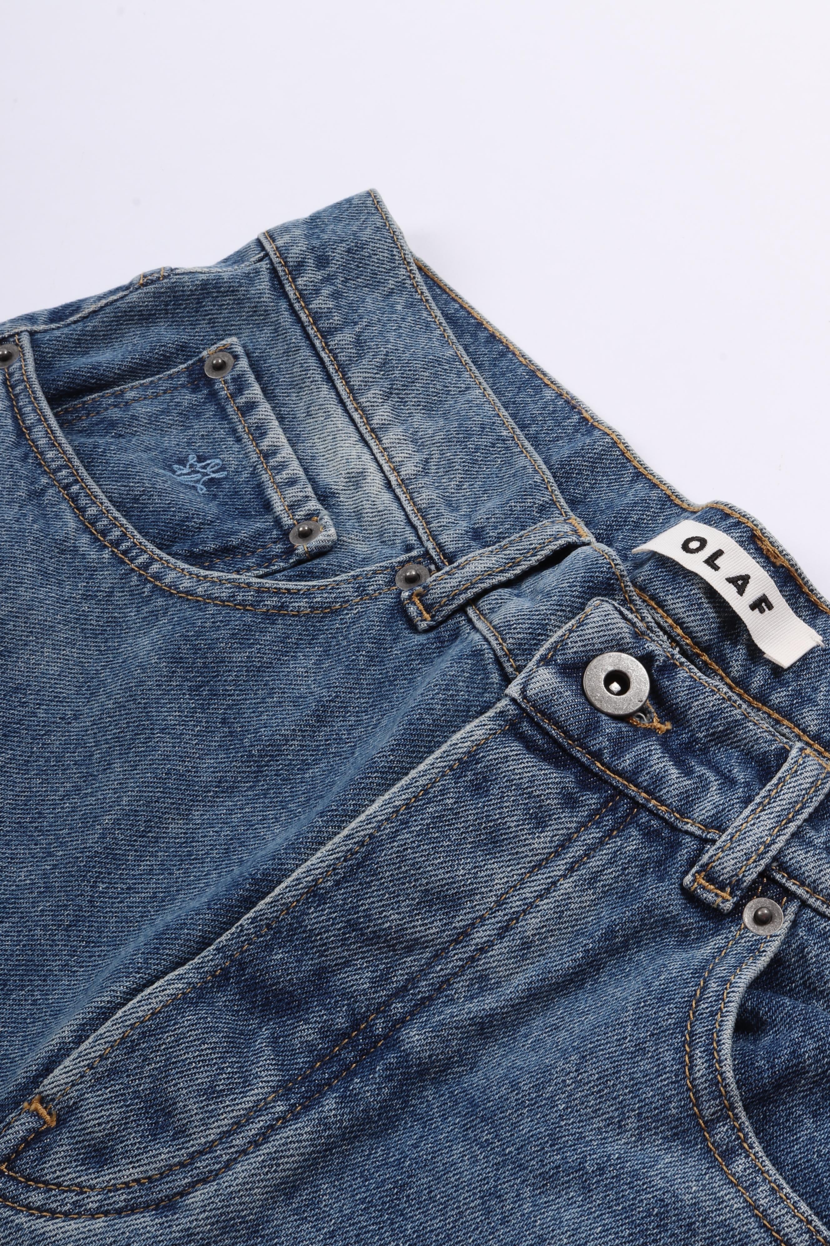Denim shorts light indigo