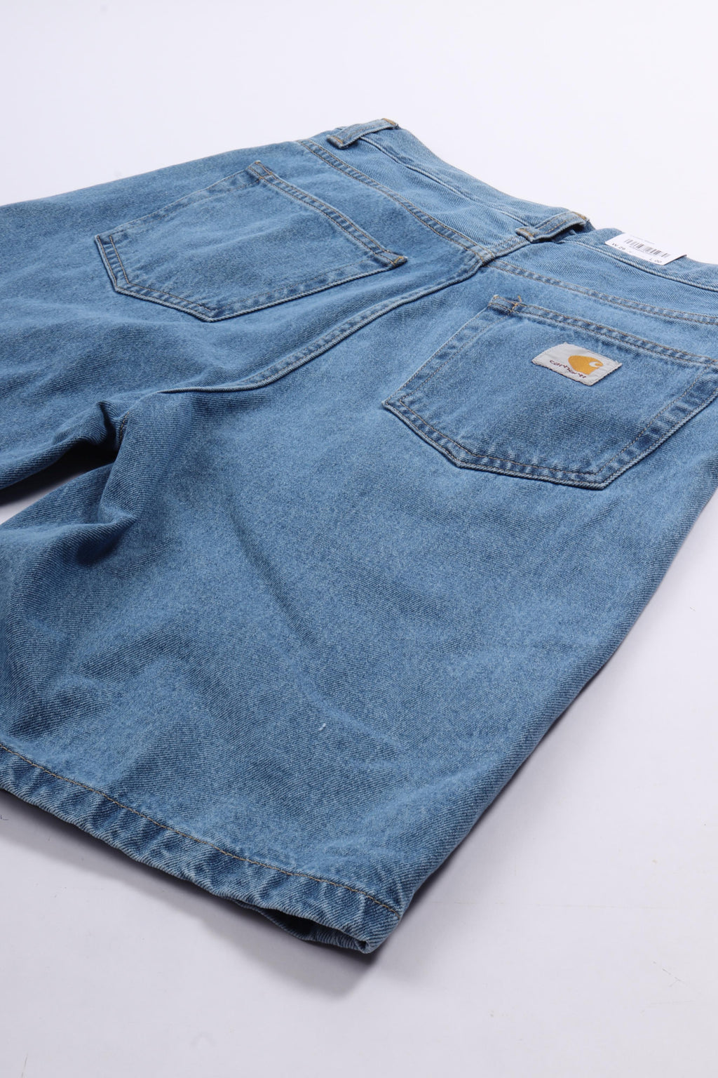 Landon short blue. heavy