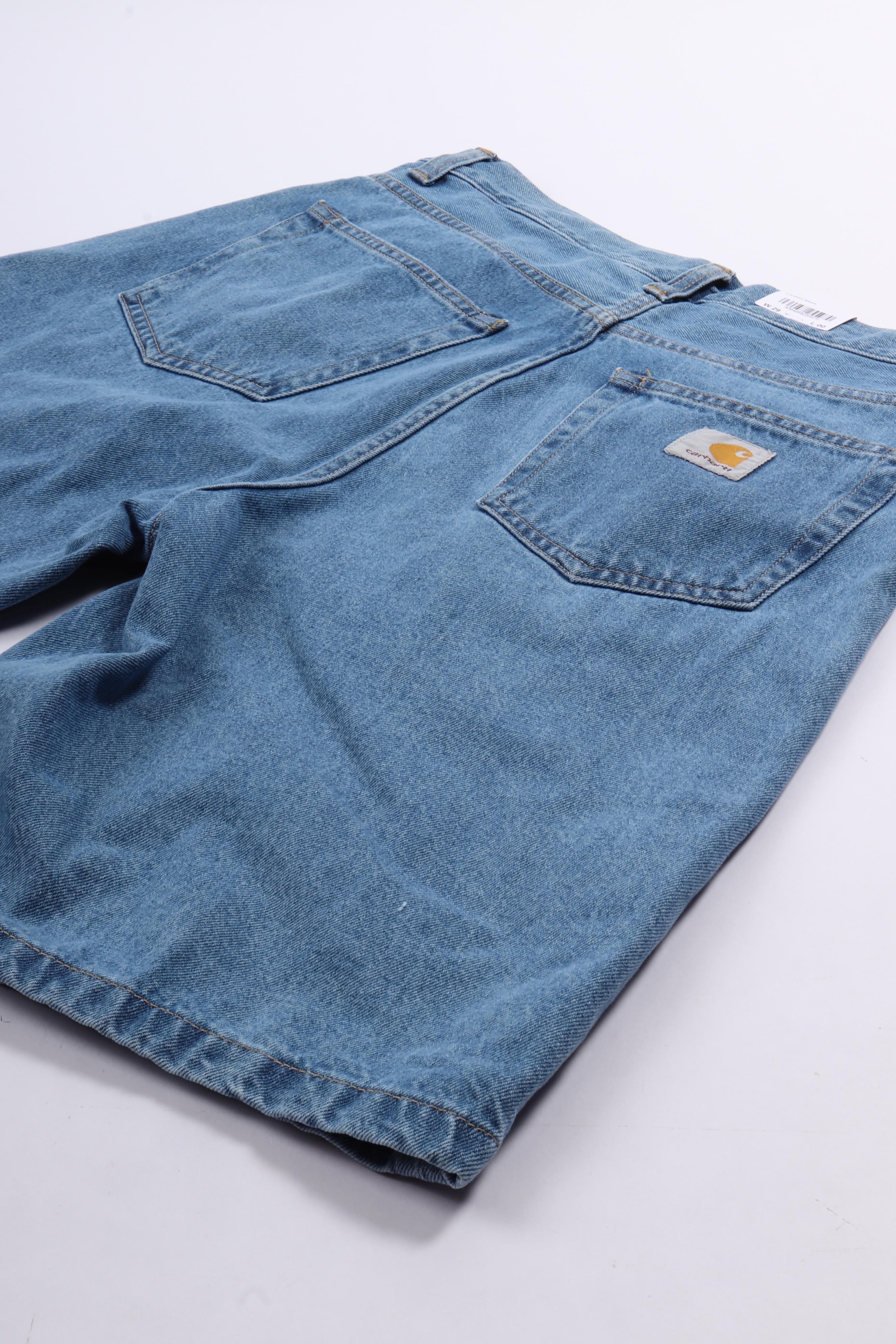 Landon short blue. heavy