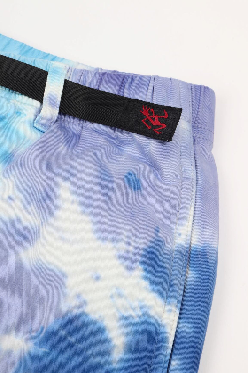 Tie dye g-shorts blue psychedelic