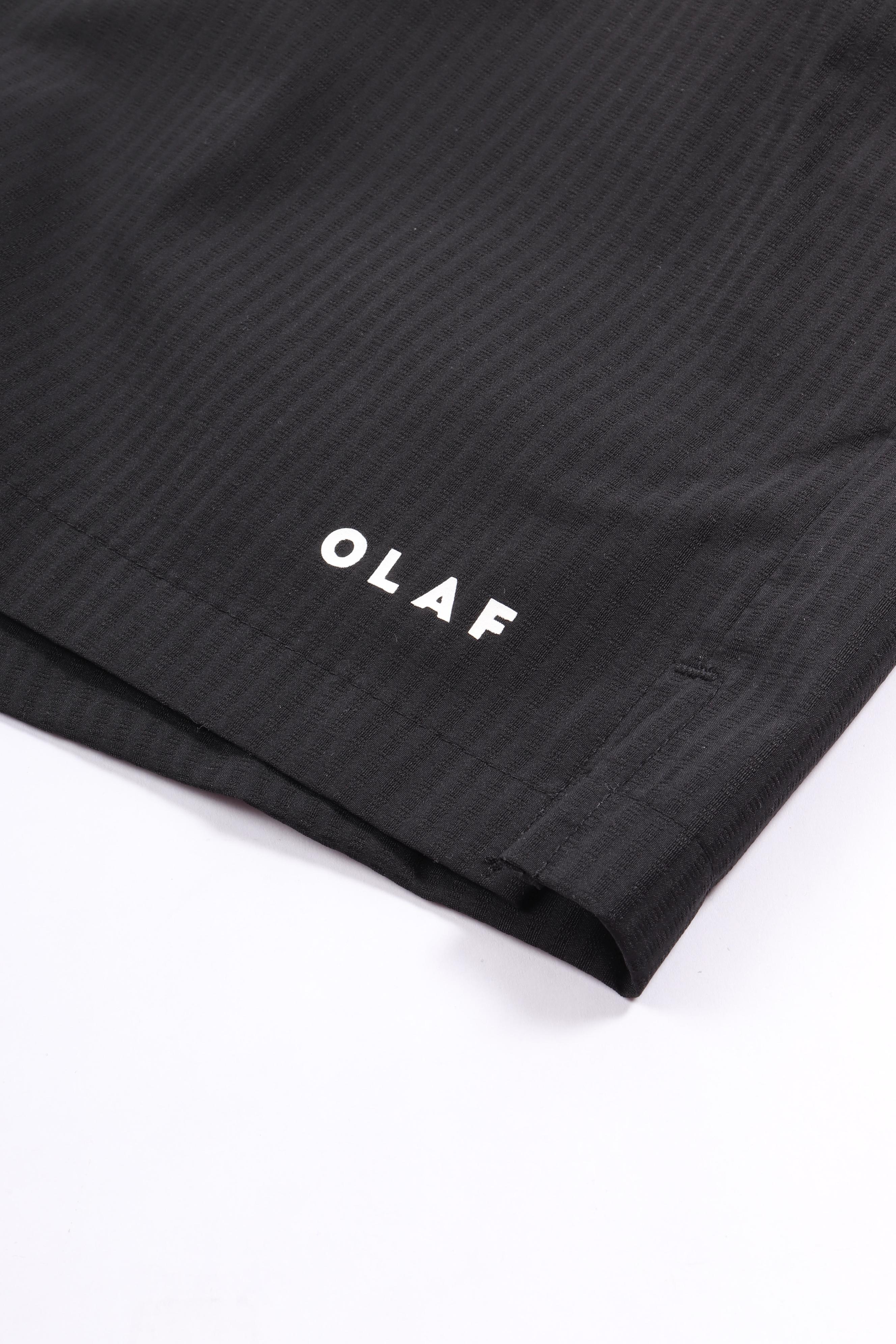Texture regular swim shorts black