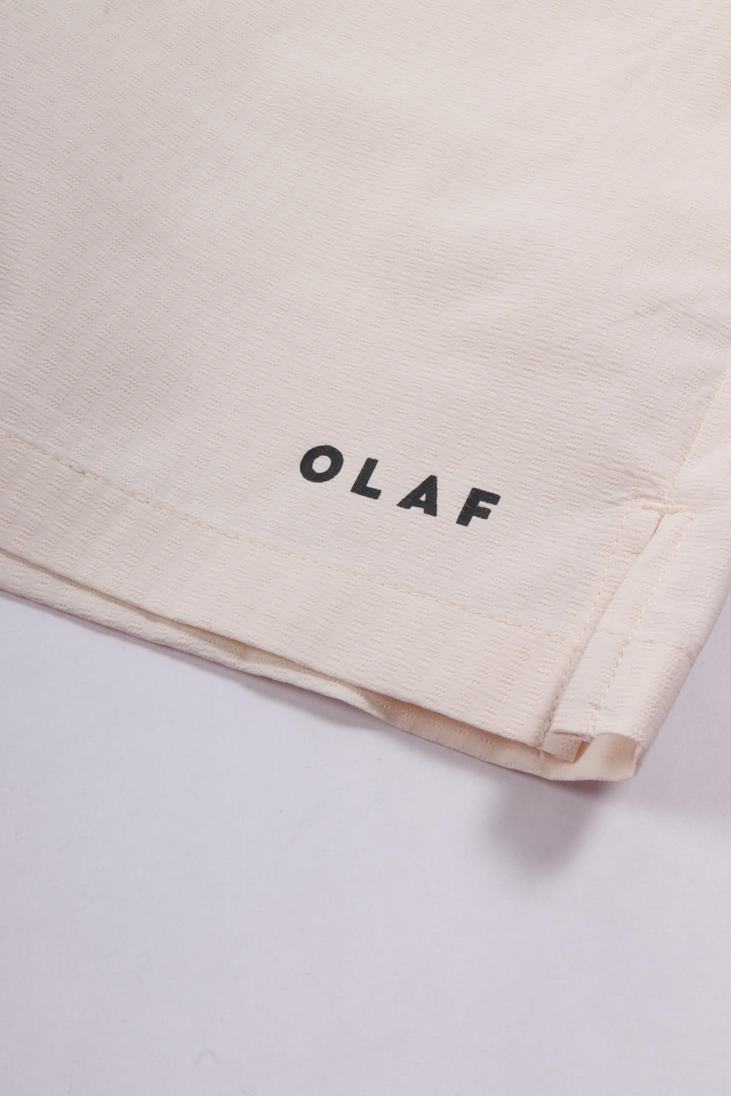 Texture regular swim shorts offwhite