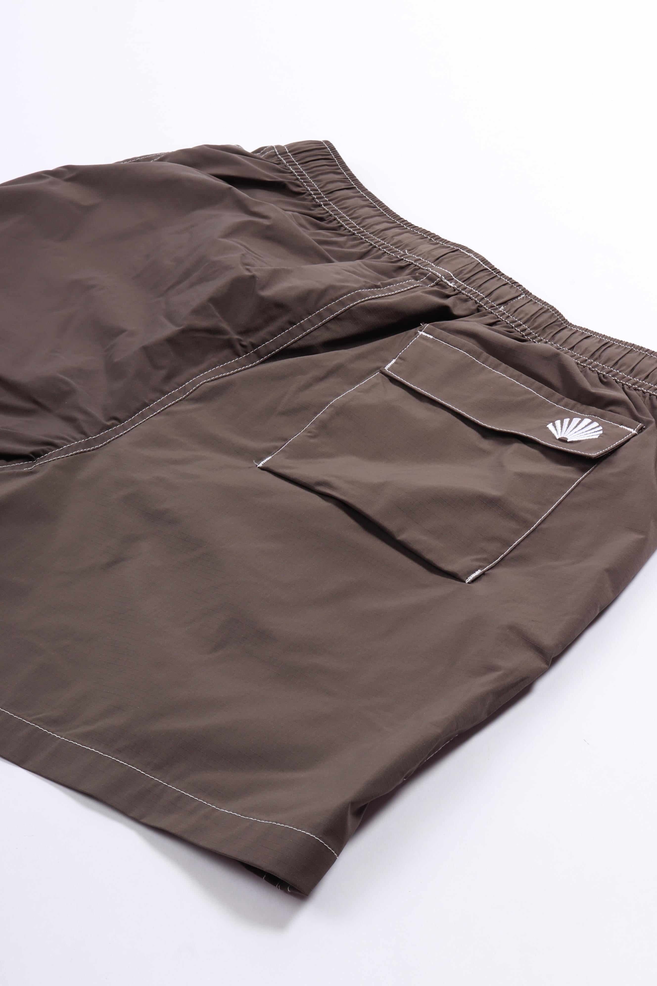 Contrast swimshort brown