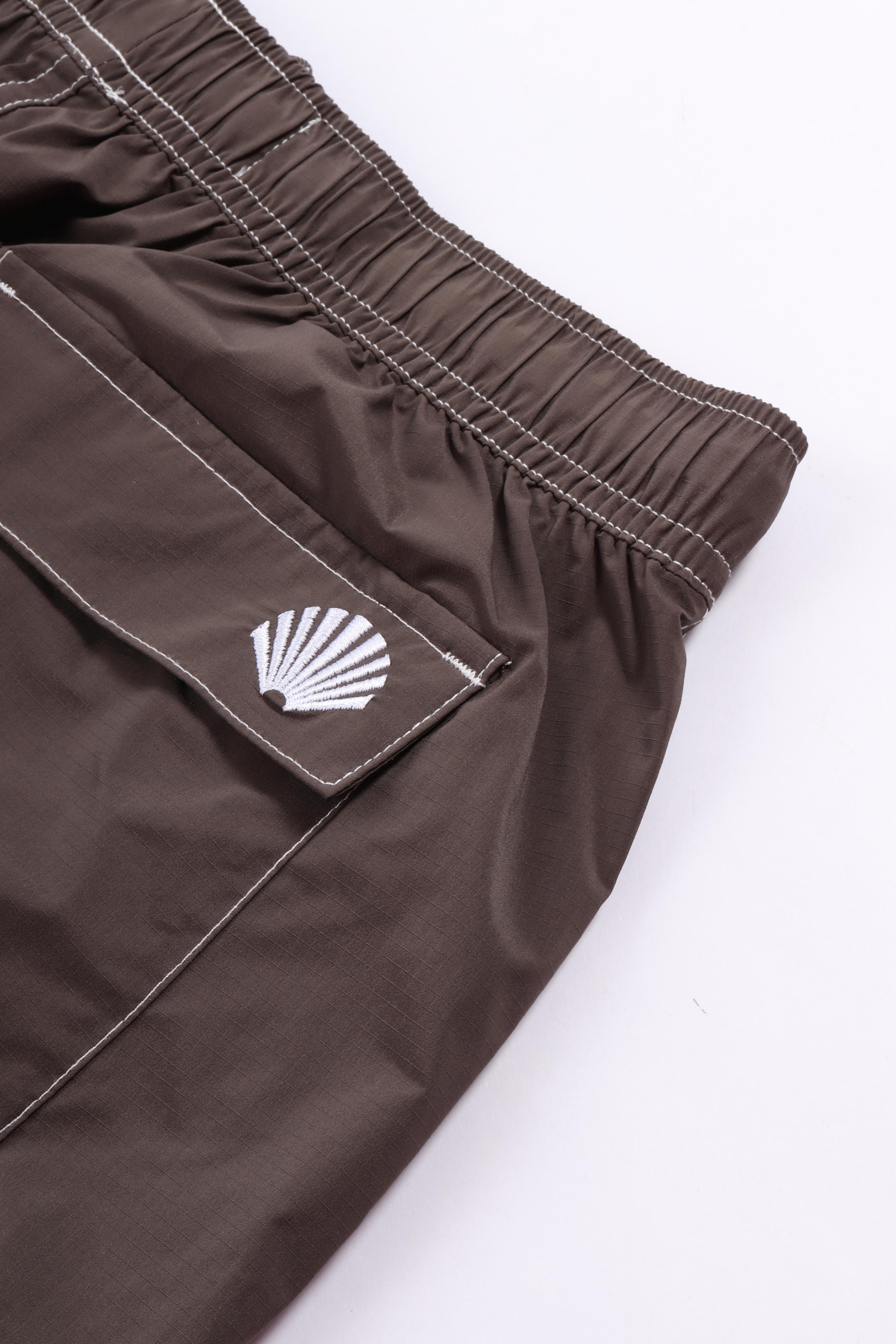 Contrast swimshort brown