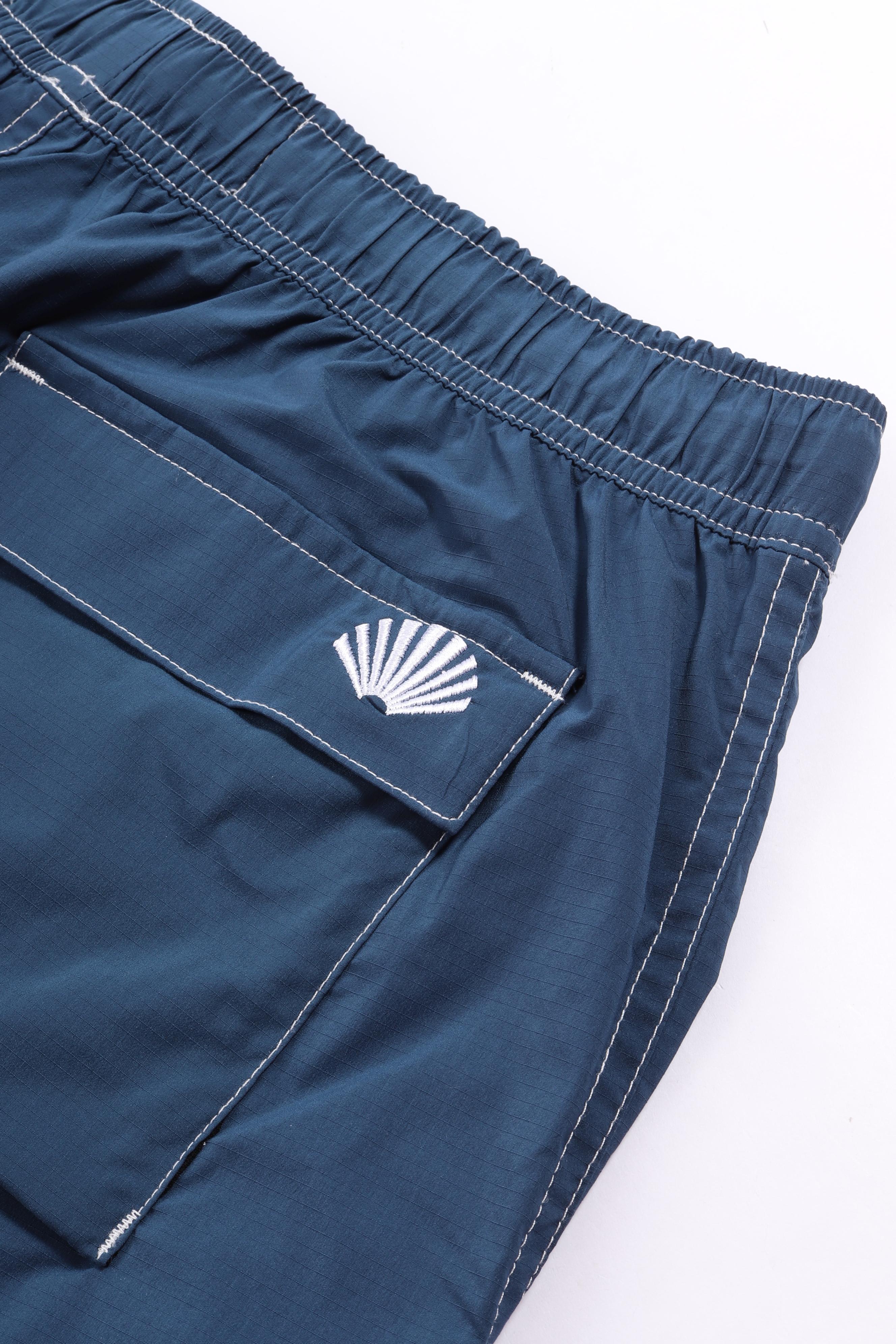 Contrast swimshort blue