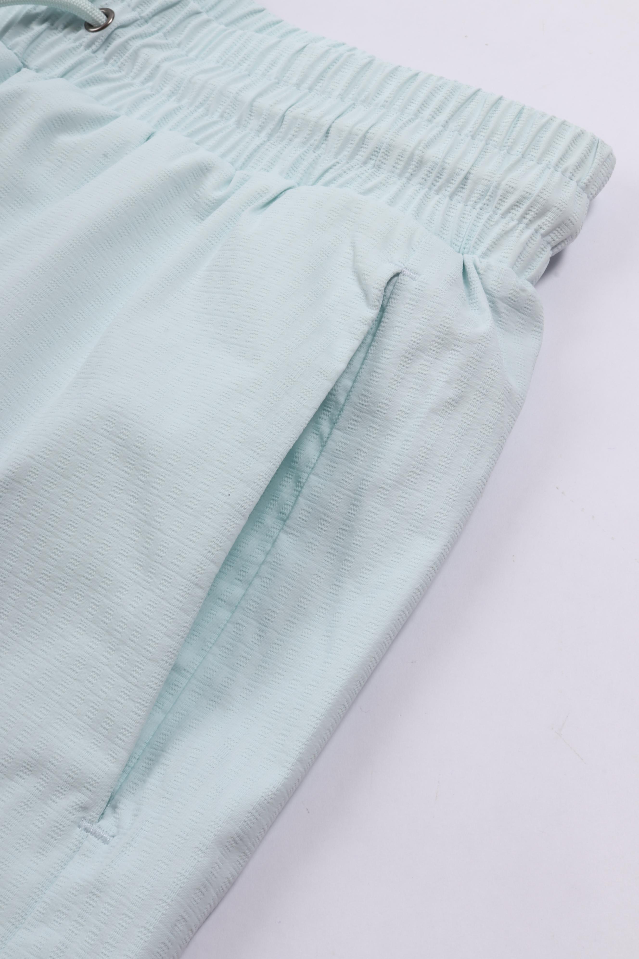 Texture regular swim shorts salt air