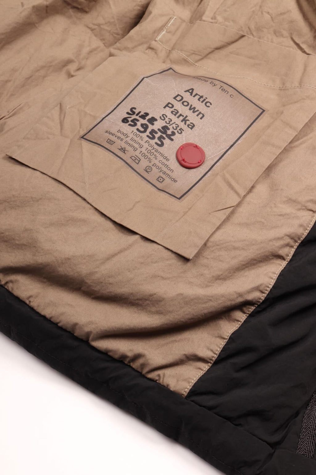Artic down parka black