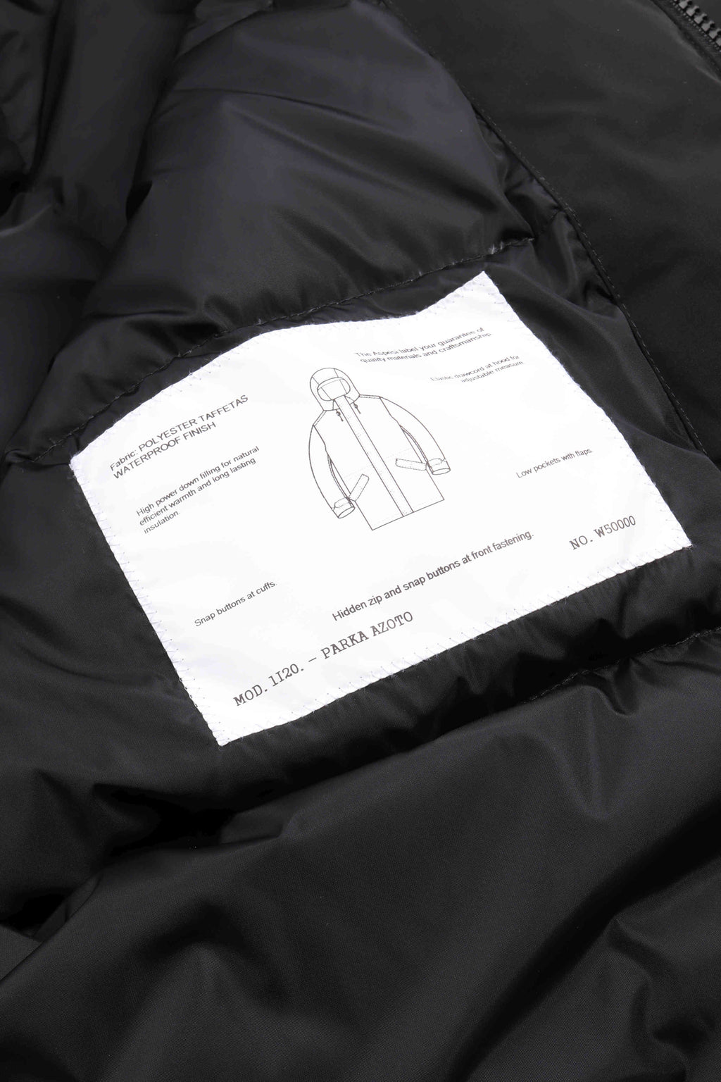 Parka azoto 01241 - black